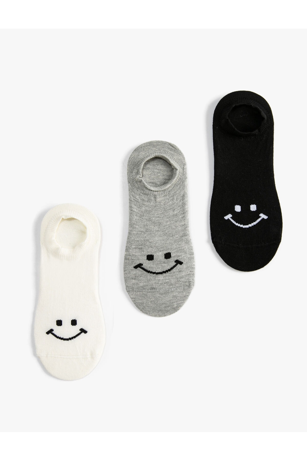 Koton Set of 3 Invisible Socks, Multicolor