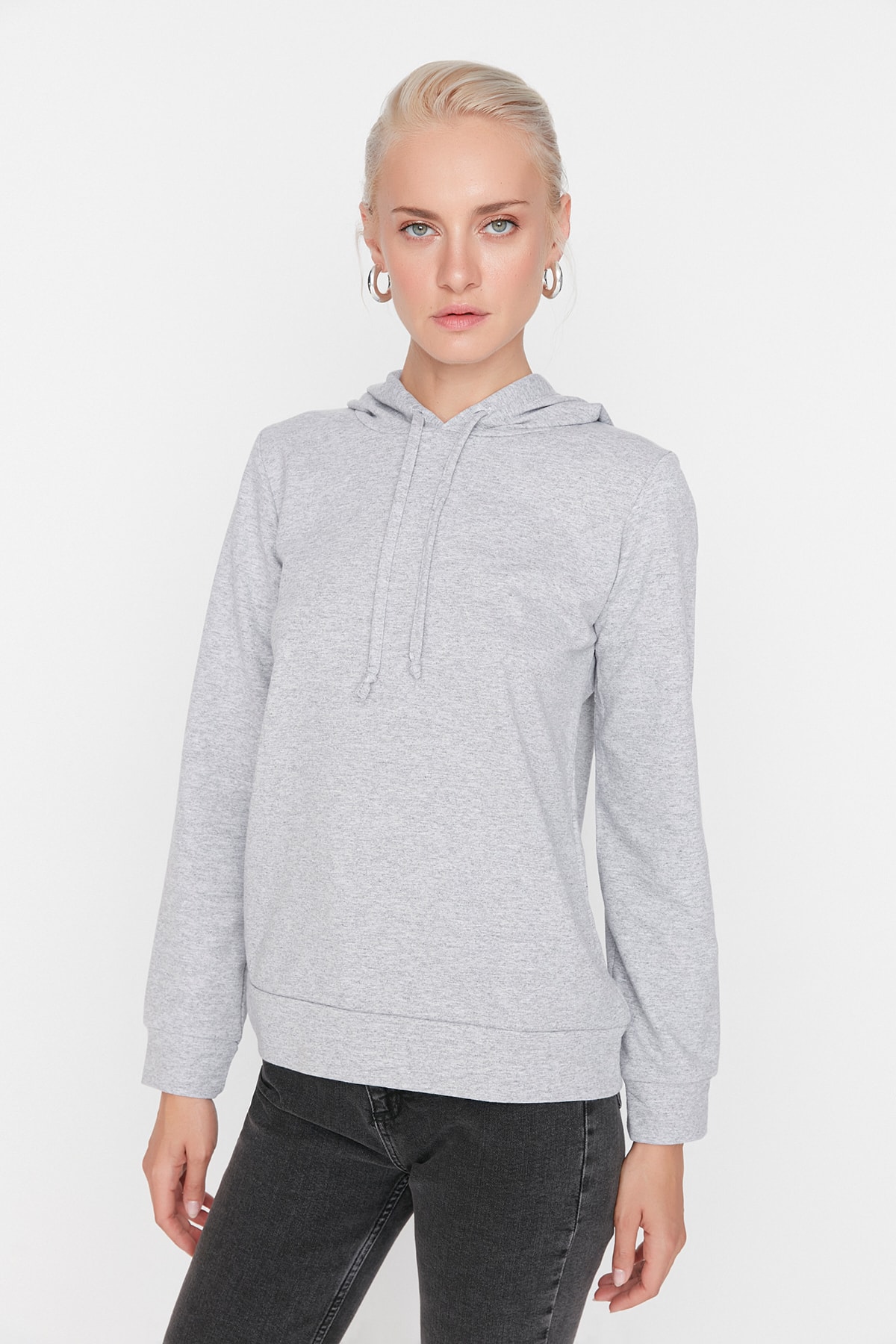 Women's hoodie Trendyol Knitted