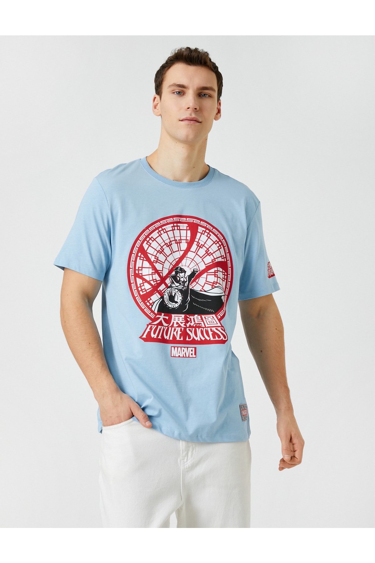 Koton Marvel Oversize T-Shirt Licensed Printed
