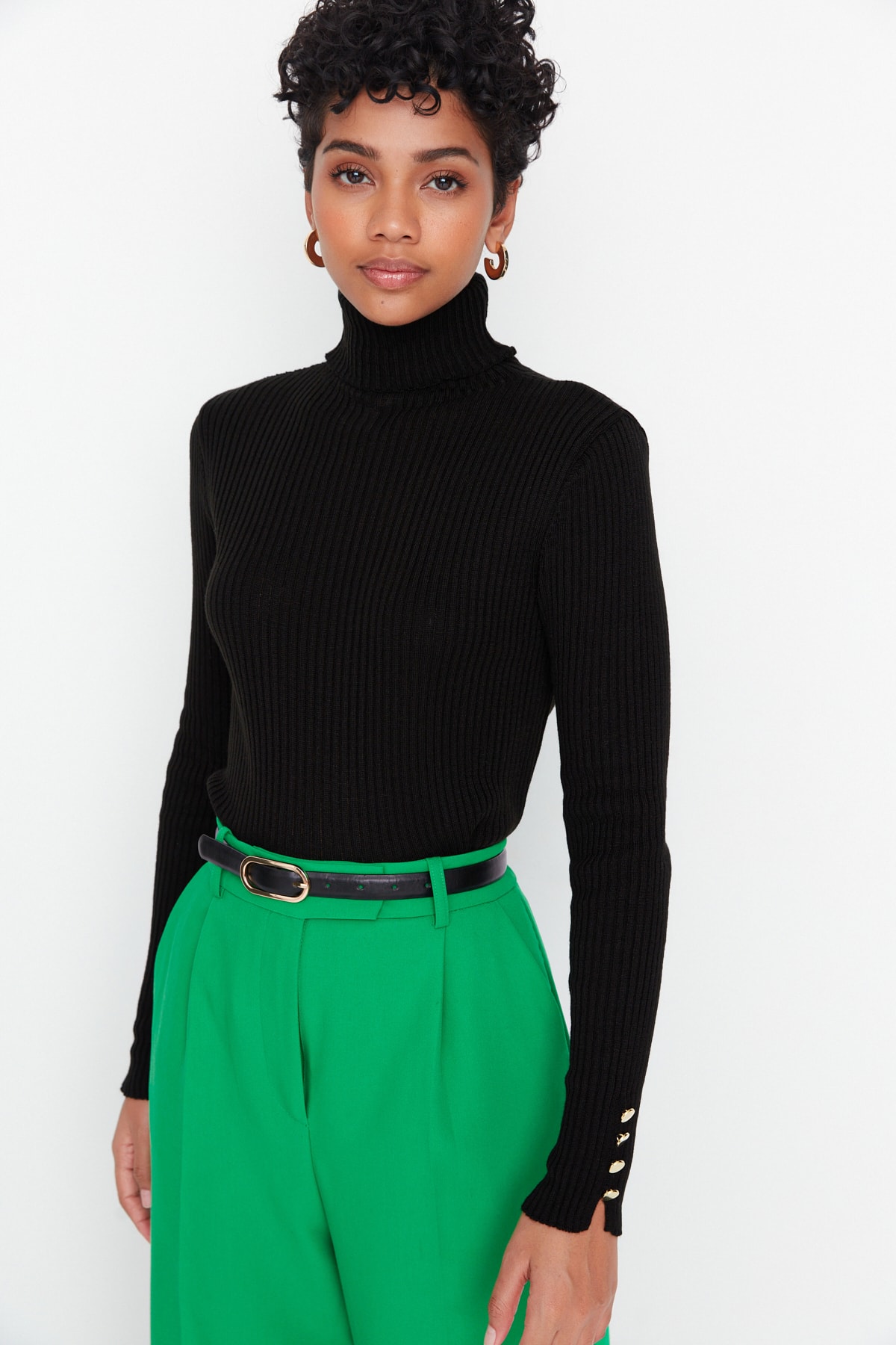 Women's turtleneck Trendyol Indigo