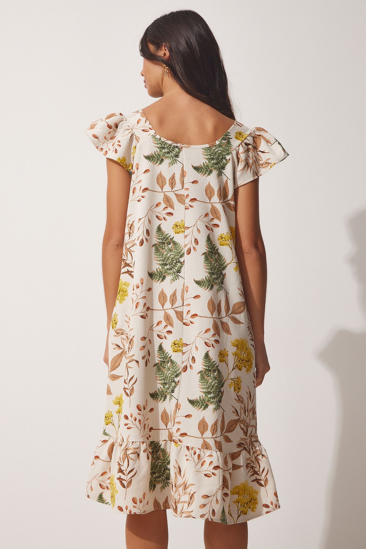 Fericirea İstanbul femei crem biscuit model lenjerie rochie de vară