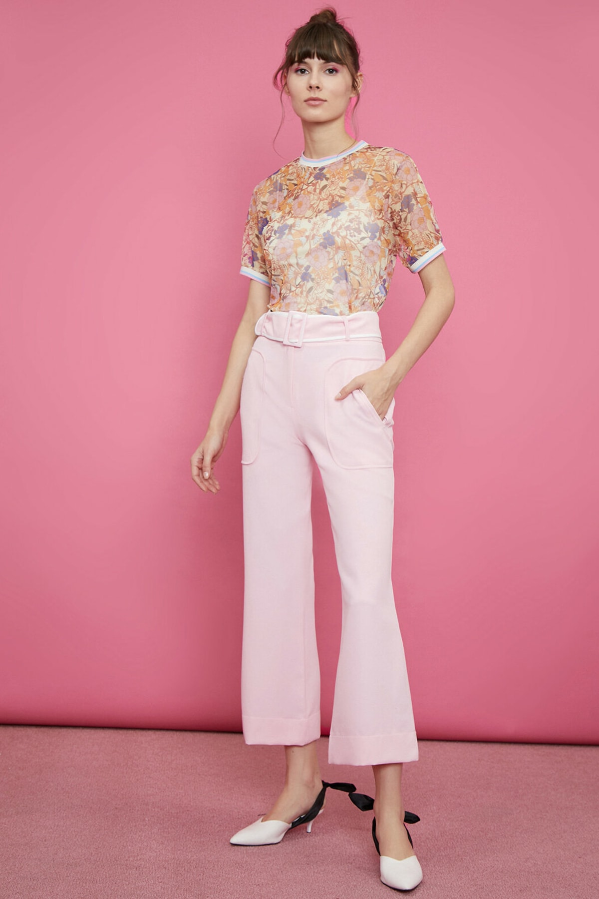 Koton pantaloni roz pentru femei