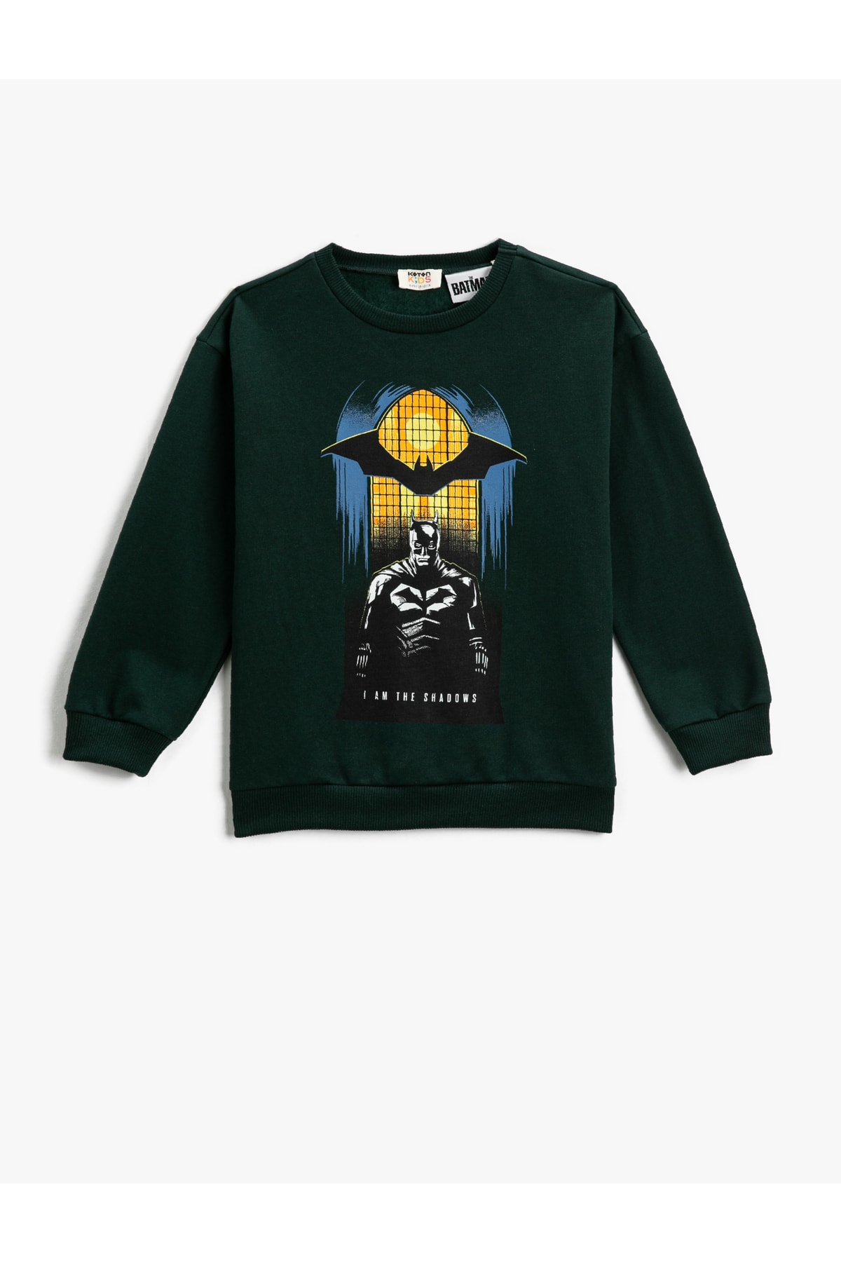 Levně Koton Batman Sweatshirt Licensed Long Sleeve Crew Neck
