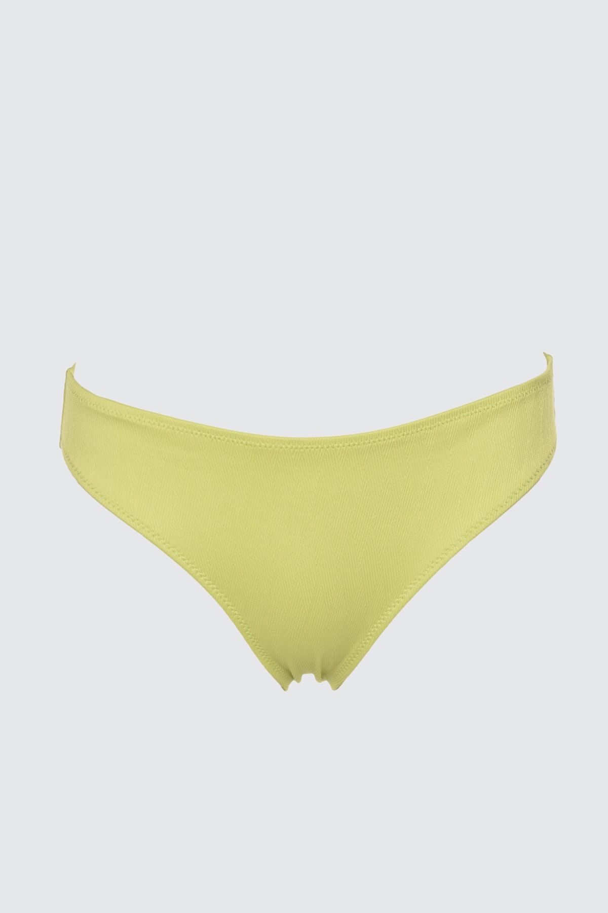 Trendyol verde neon texturate Bikini de jos
