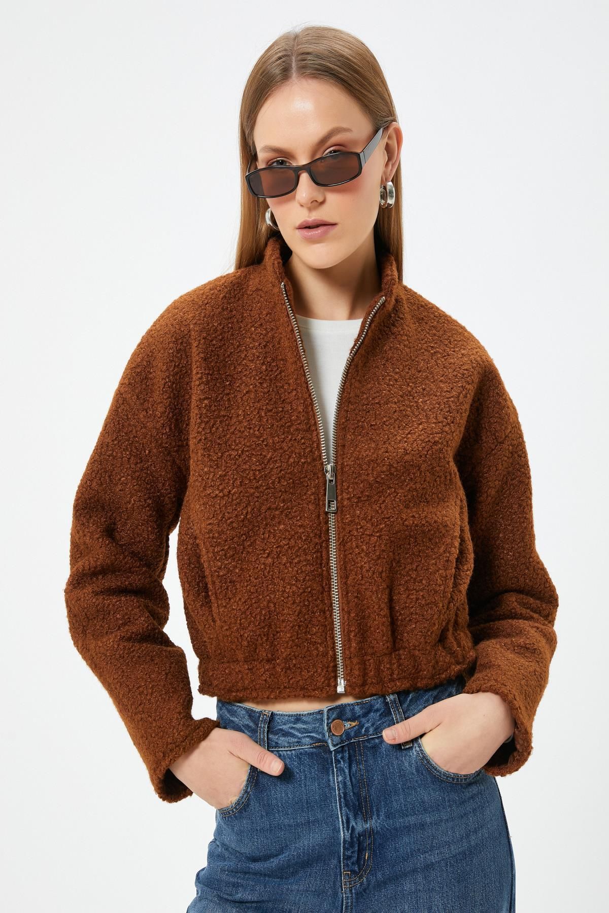 Koton Brown Women's Jacket