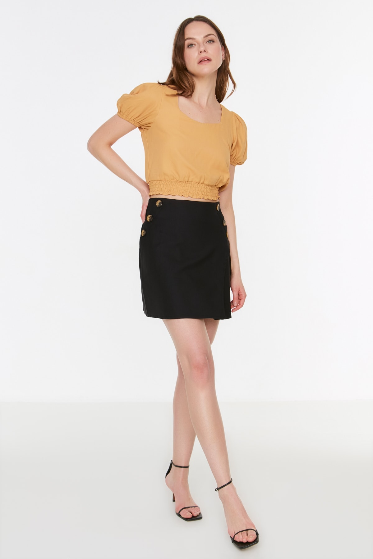 Women's skirt Trendyol Mink