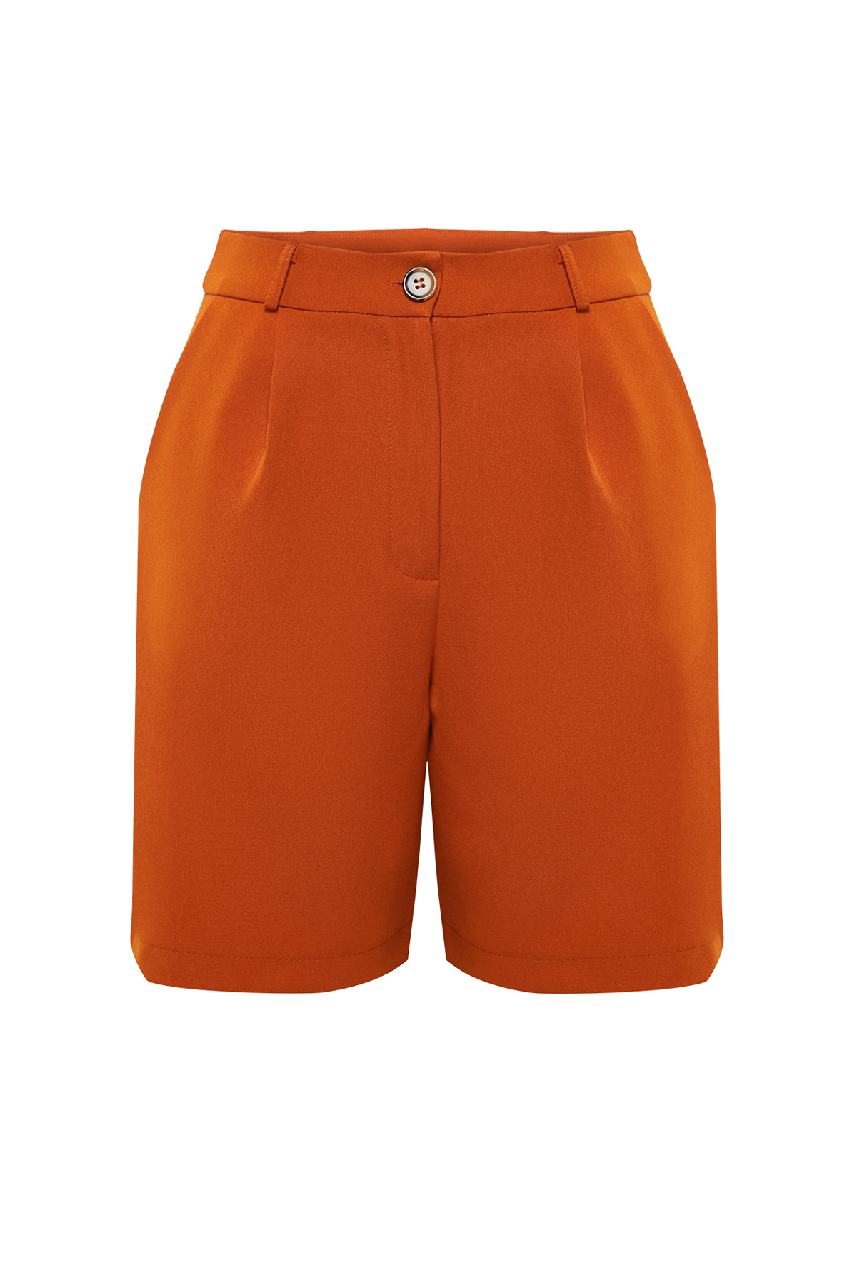 Trendyol Brown Pocket Detailed Regular Woven Shorts