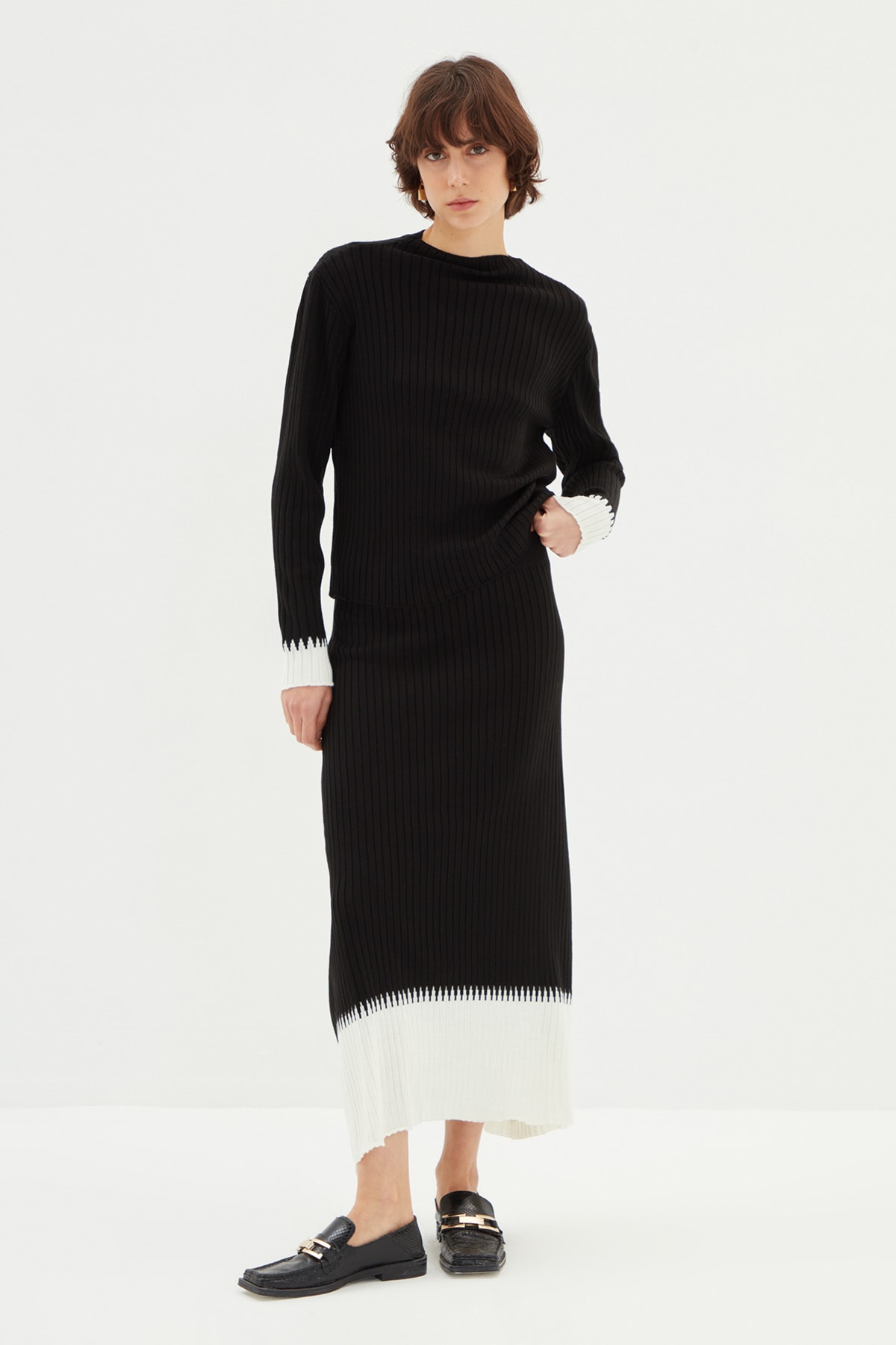 Trendyol Two-Piece Set - Black - Regular fit