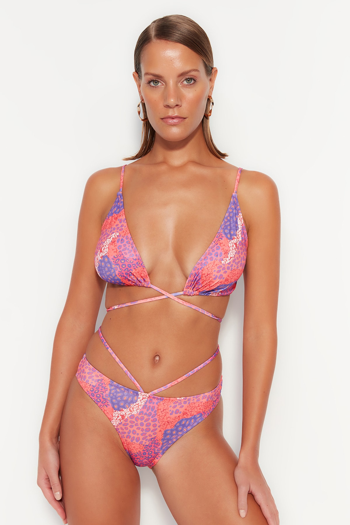 Trendyol Bikini Bottom - Multicolor - Polka dot