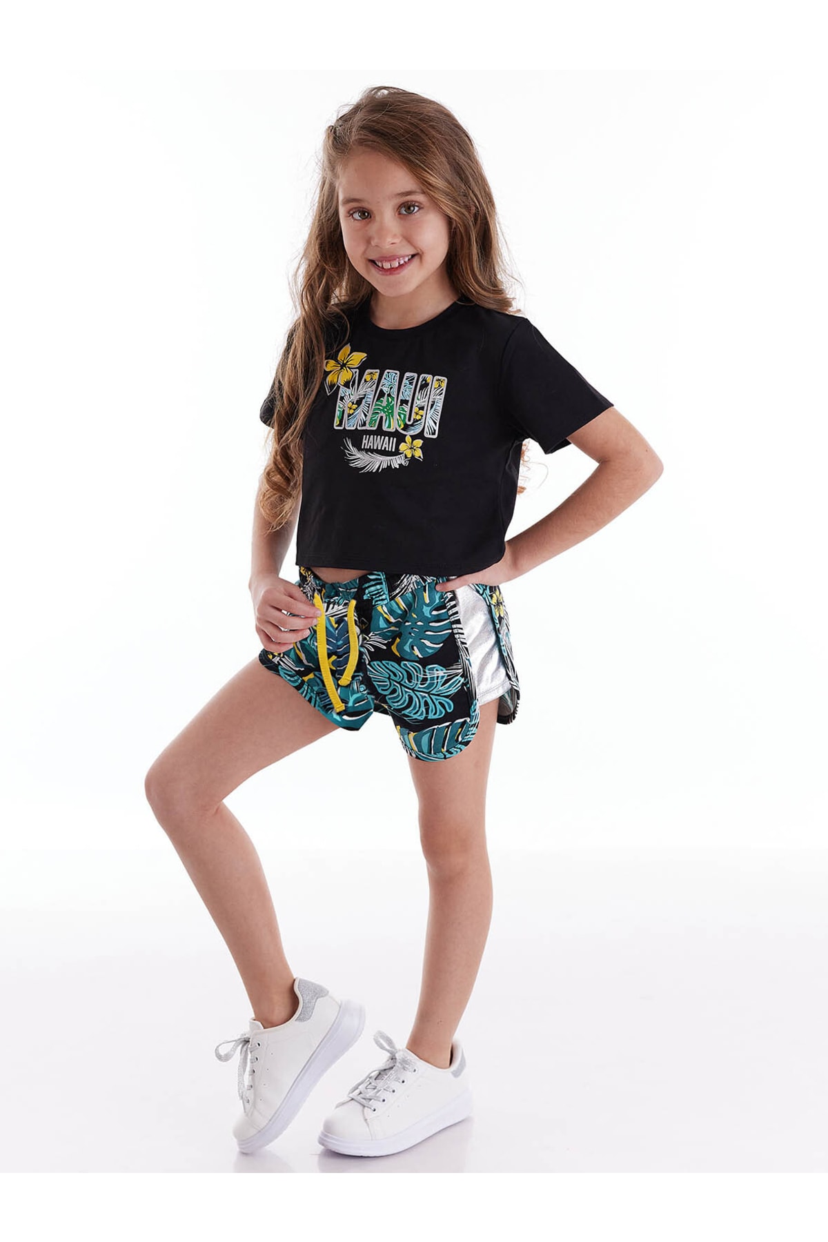 Levně mshb&g Maui Girls Crop Top Shorts Set