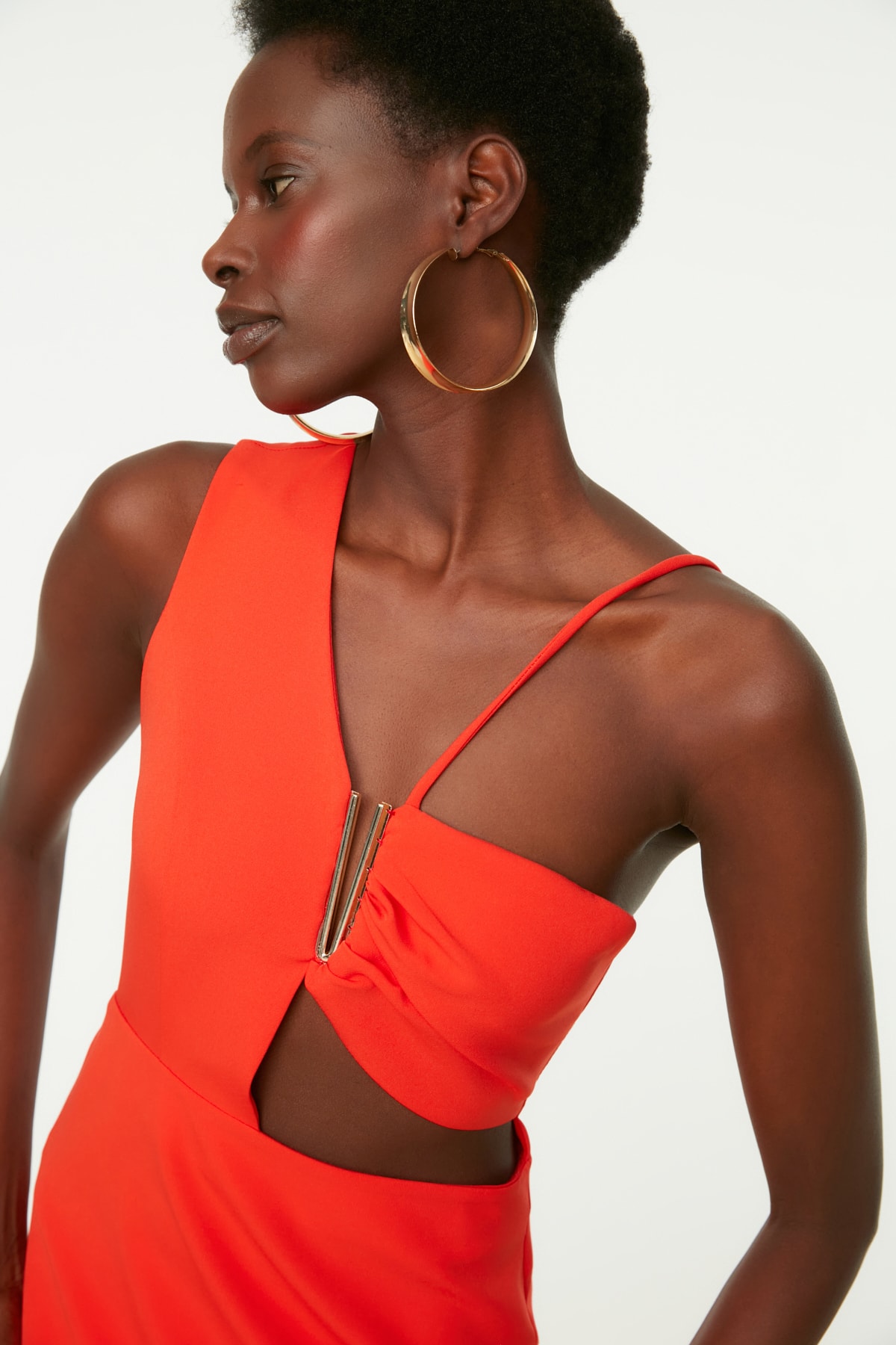 Rochie dama, Trendyol TPRSS22EL1391/Pomegranate flower