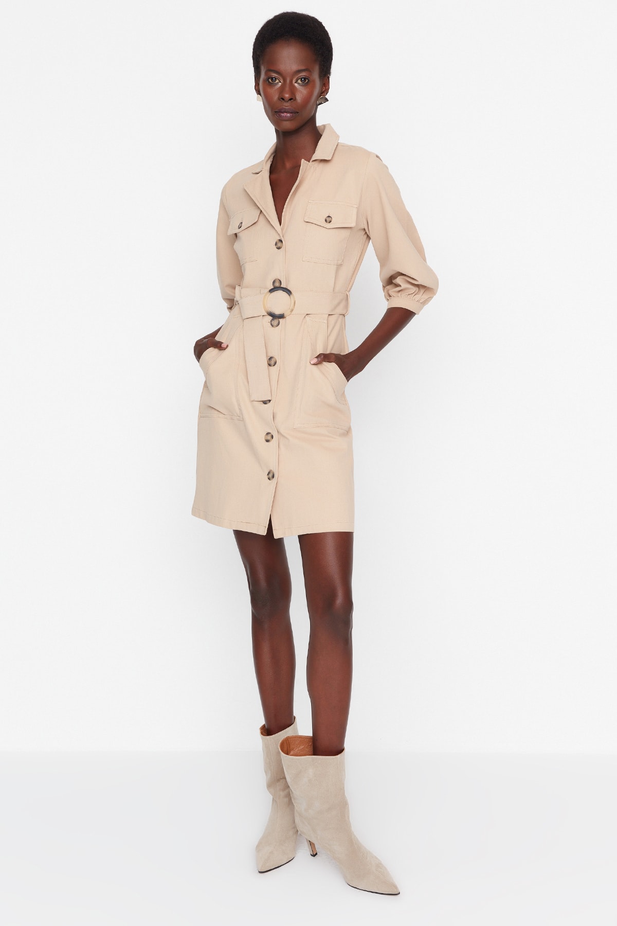 Rochie dama, Trendyol Belt detailed