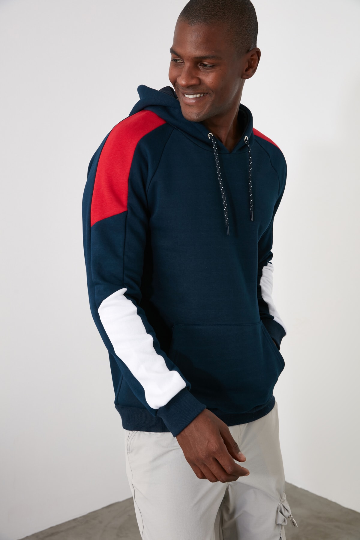 Trendyol Sweatshirt - Dark blue - Regular fit
