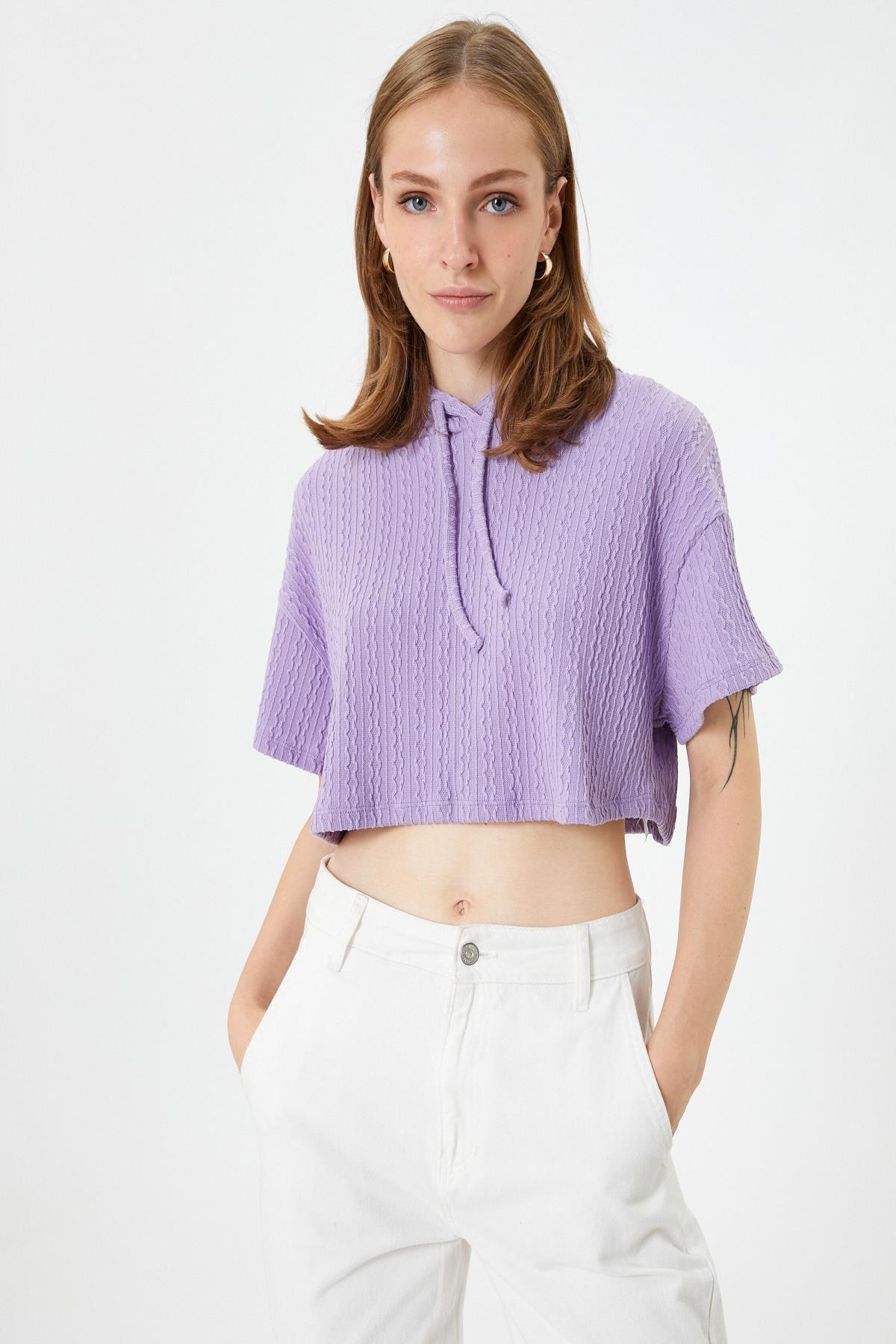 Levně Koton Women's Lilac T-Shirt