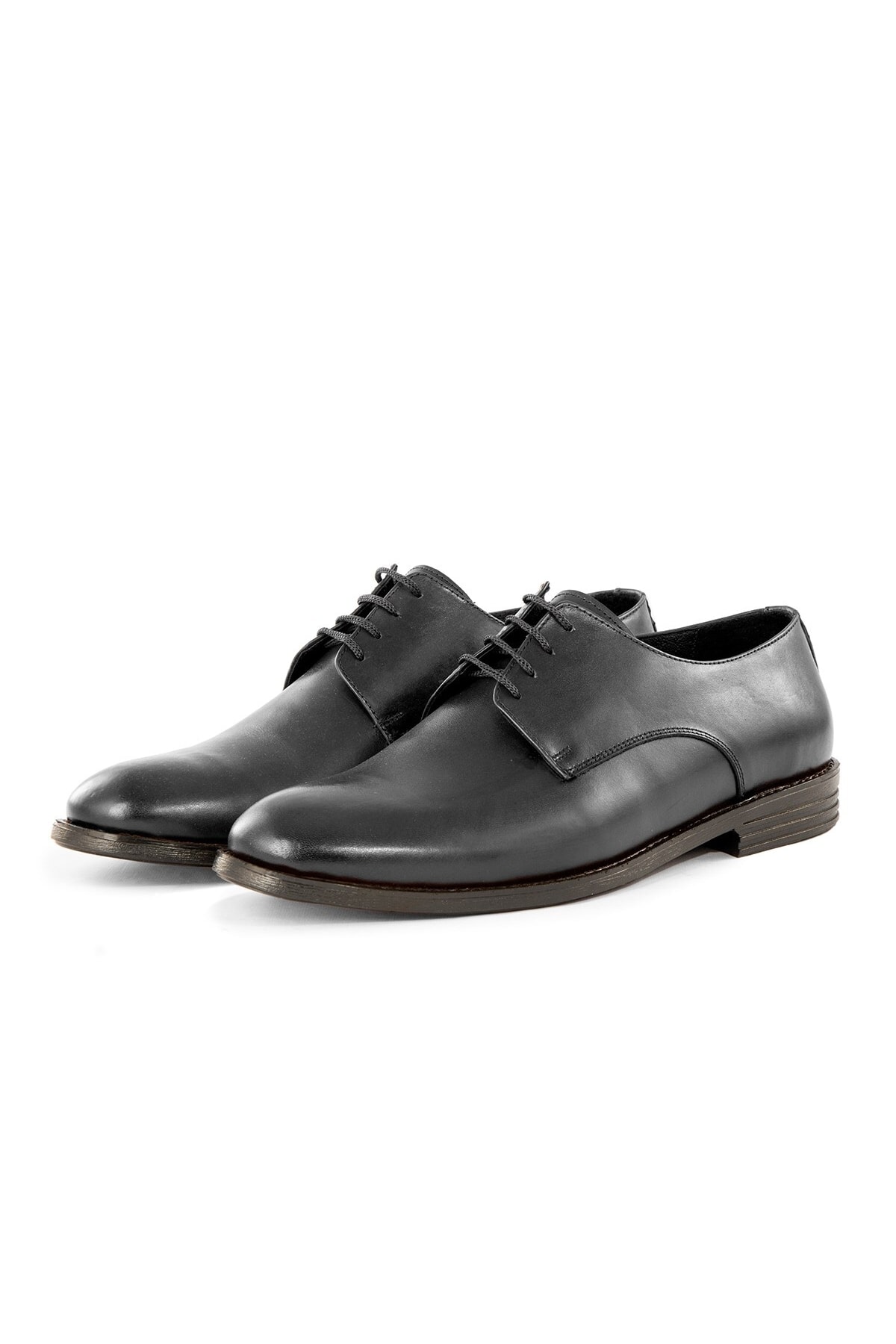 Levně Ducavelli Pierro Genuine Leather Men's Classic Shoes, Derby Classic Shoes, Lace-Up Classic Shoes.