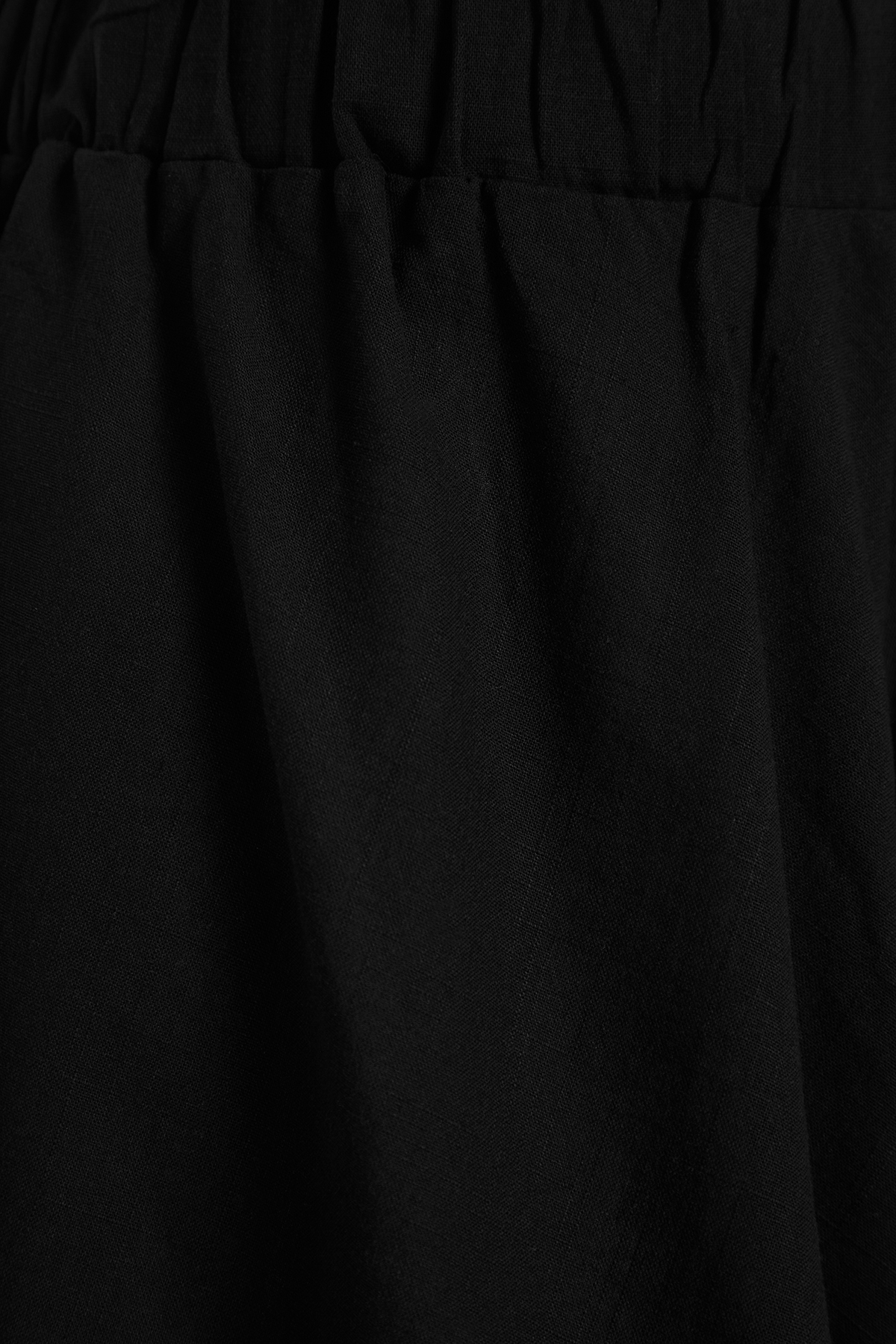 Trendyol Black Woven 100% Cotton Beach Shorts &amp; Bermuda