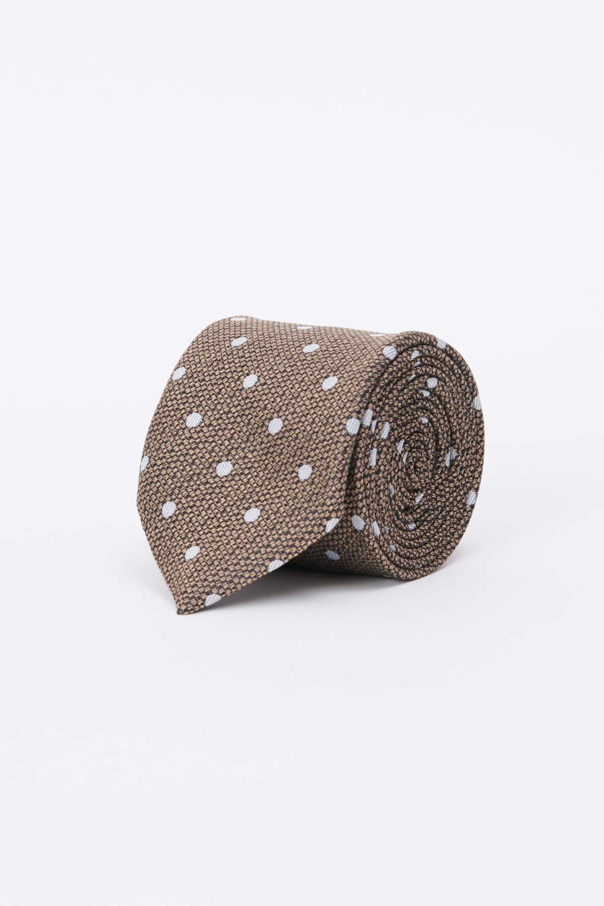 ALTINYILDIZ CLASSICS Men's Beige-gray Patterned Tie