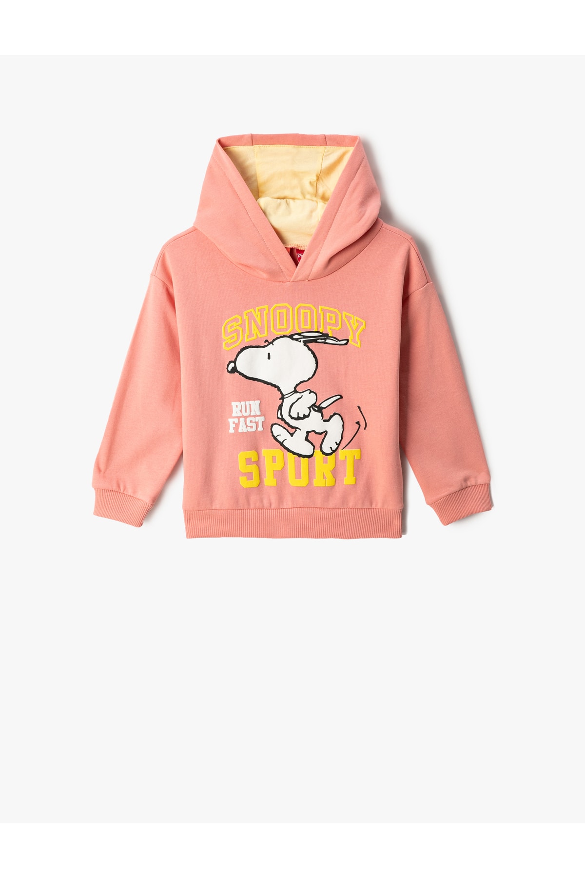 Levně Koton Snoopy Printed Licensed Hooded Sweatshirt Cotton Long Sleeve