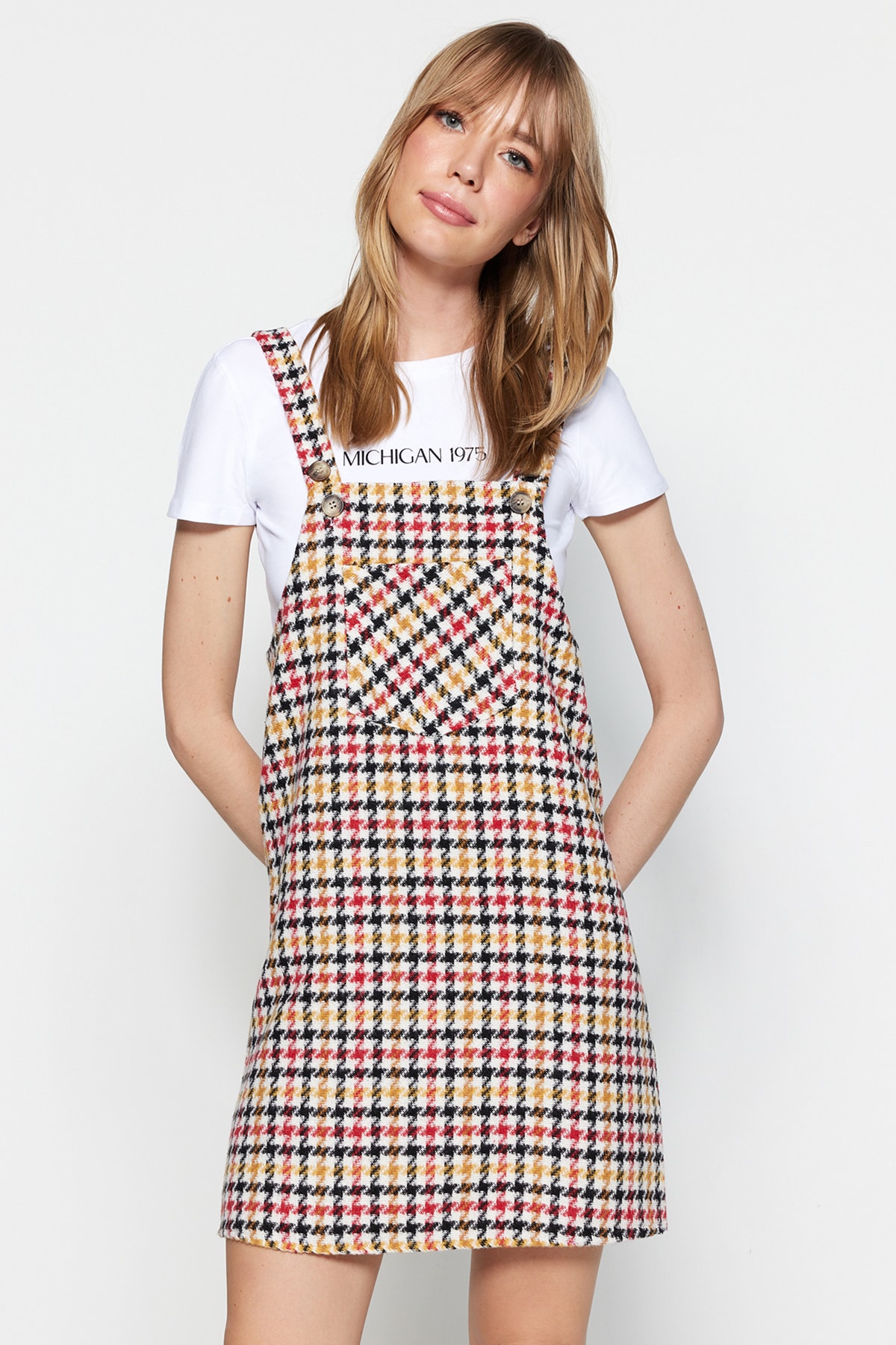 Women's dress Trendyol Plaid
