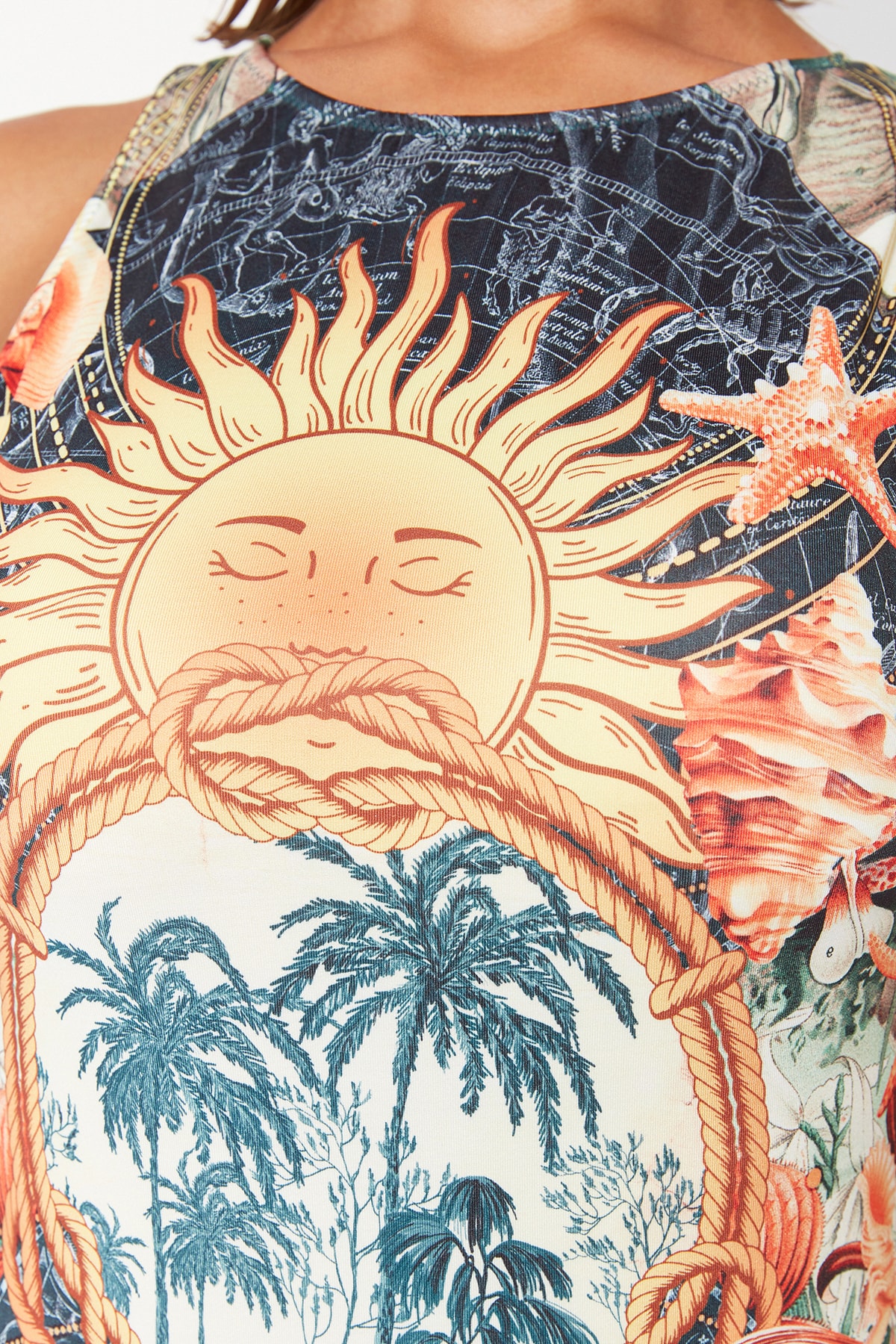 Costum de baie Trendyol TBESS23MA00344/Multi-color