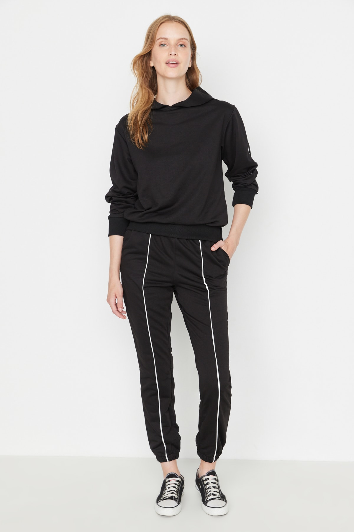 Trendyol Sweatsuit - Black - Regular fit