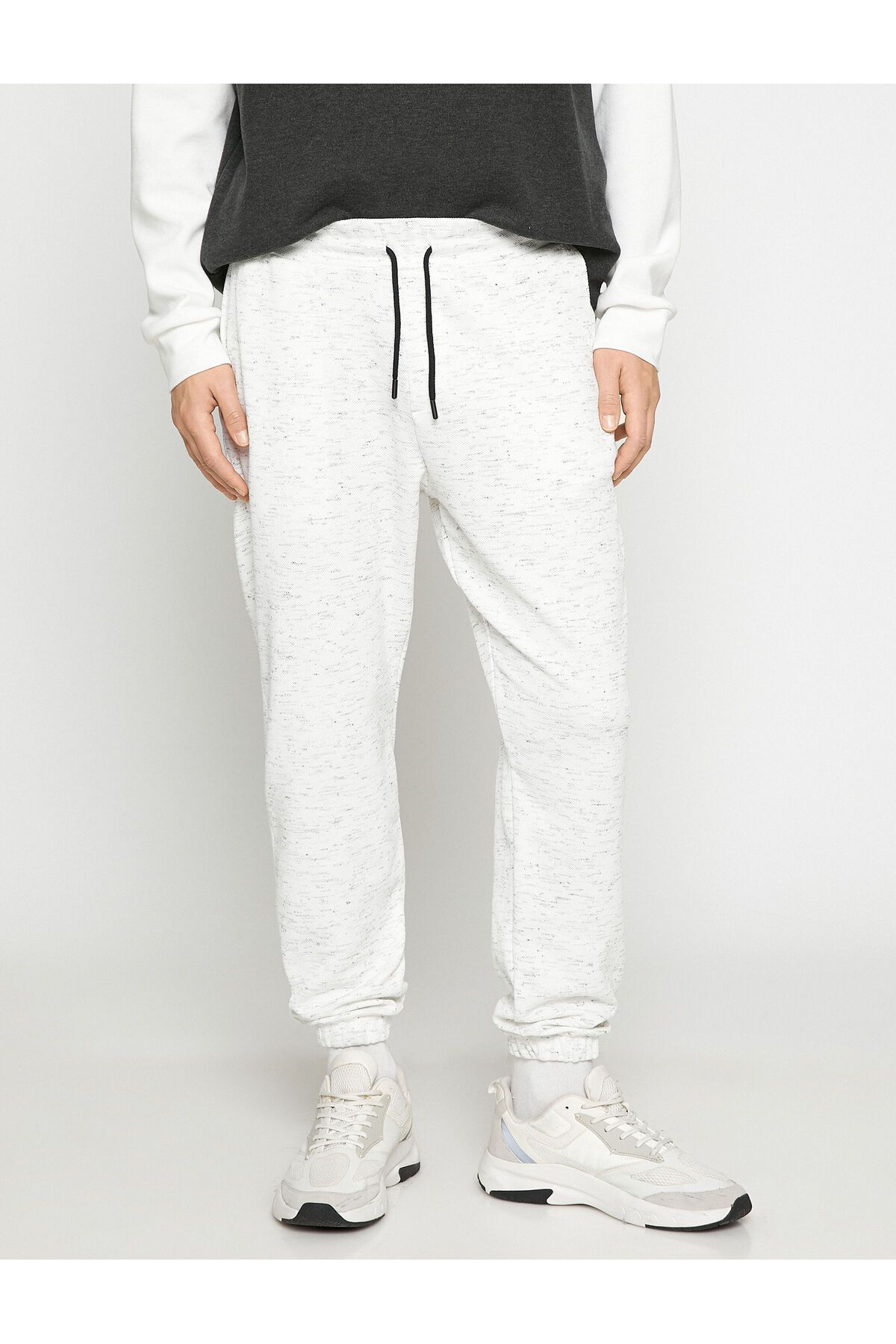 Koton Basic Sports Trousers with Lace-Up Waist, Pocket Detailed.