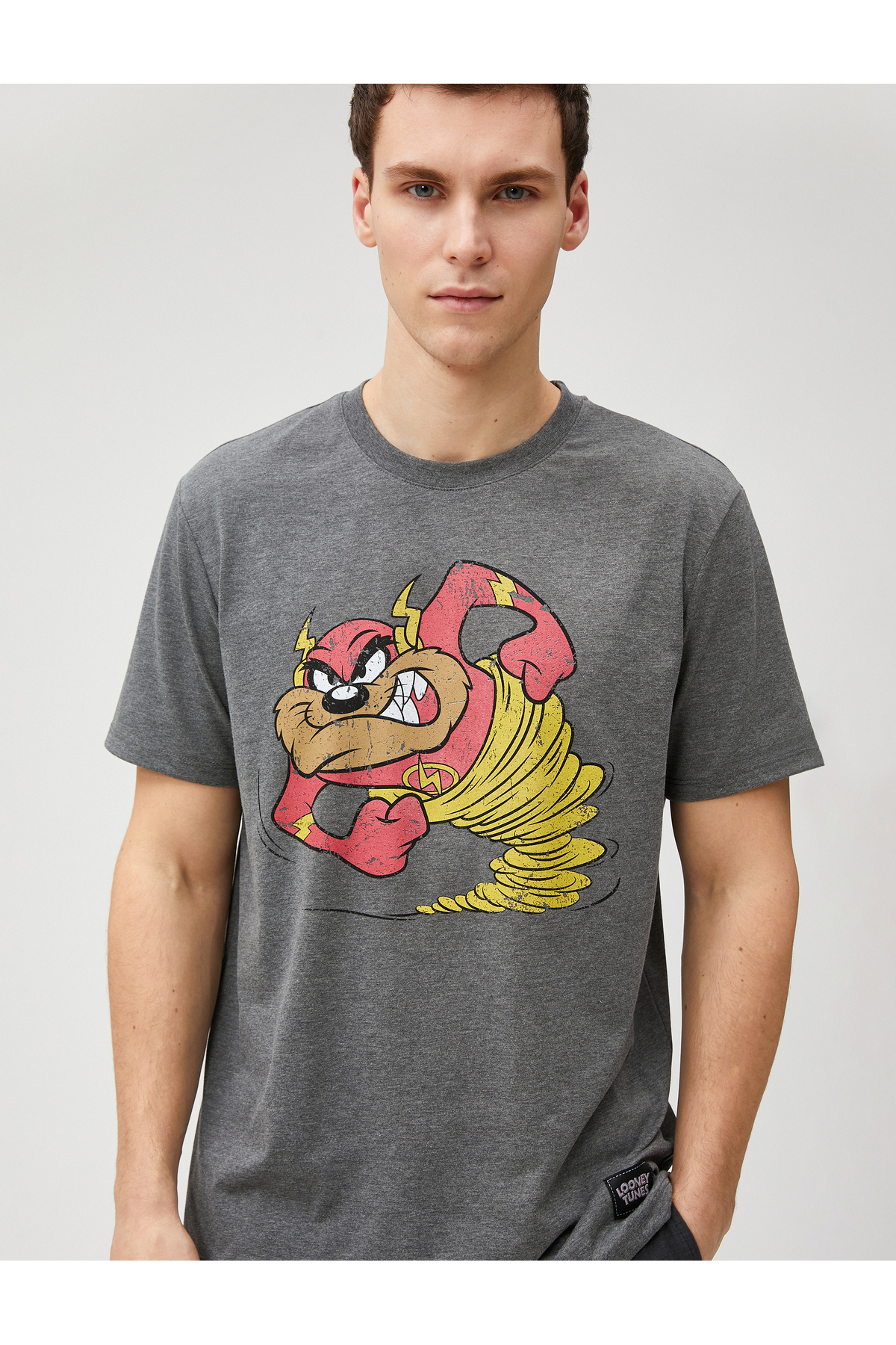 Levně Koton Tasmanian Devil Oversize T-Shirt Licensed Printed
