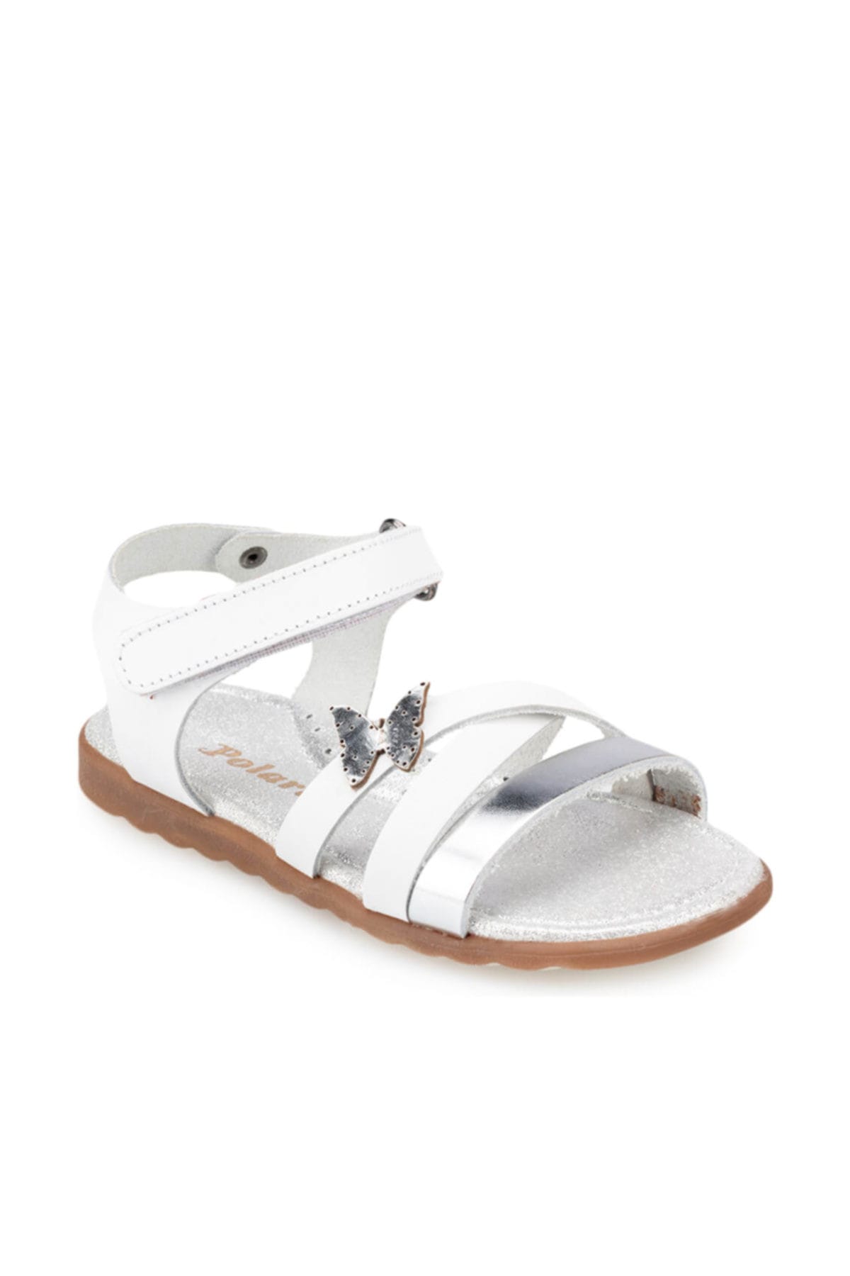 Polaris  91.511358.b White Baby Girl Sandals