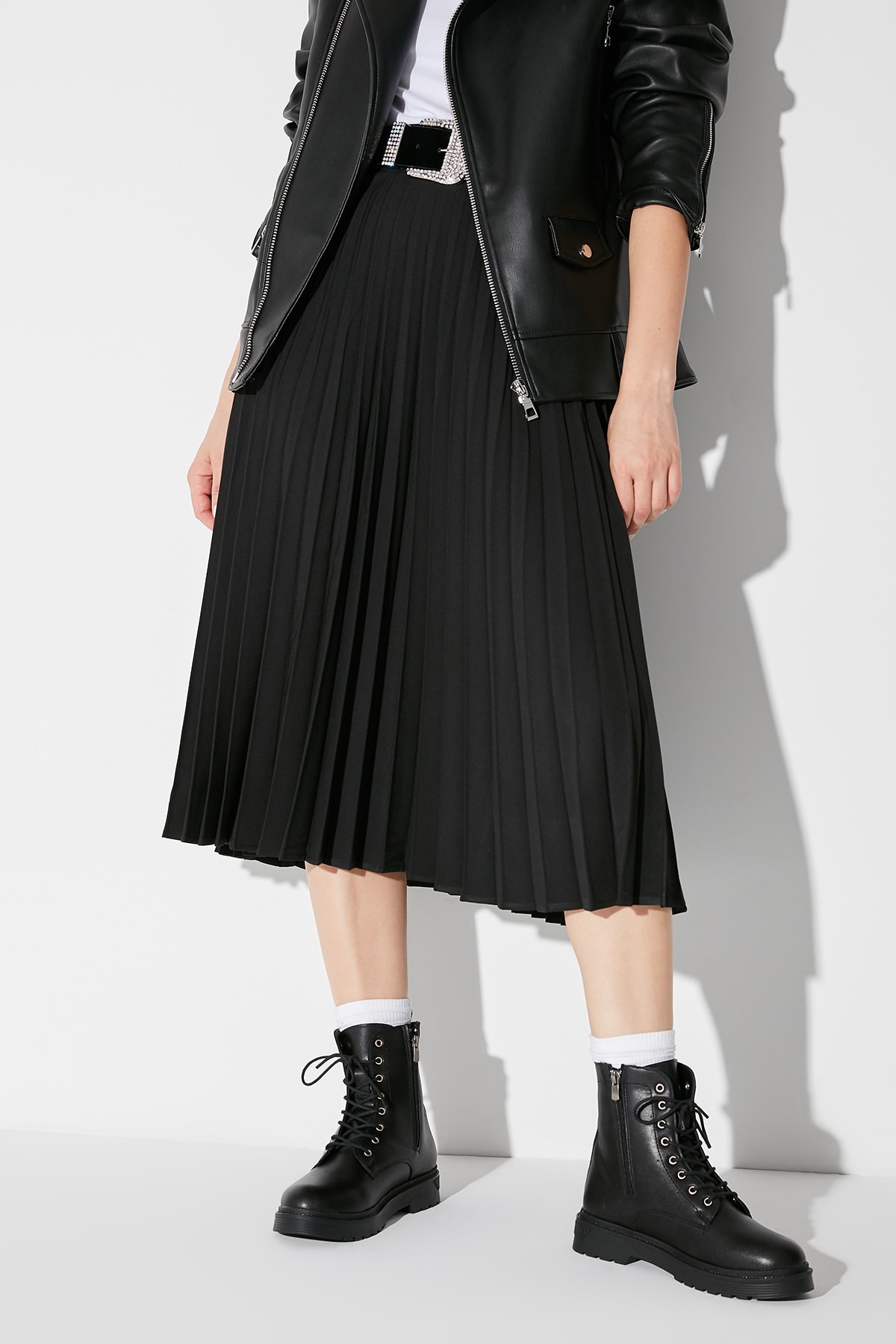 Trendyol Ankle Boots - Schwarz - Block