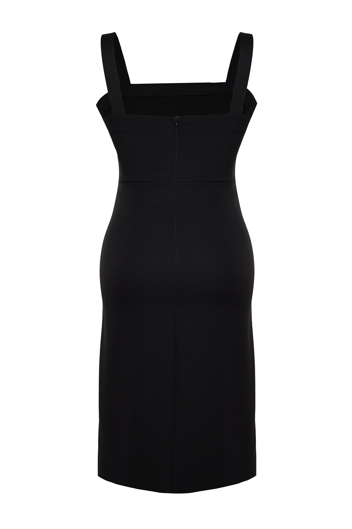 Rochie Trendyol Black Woven Slit