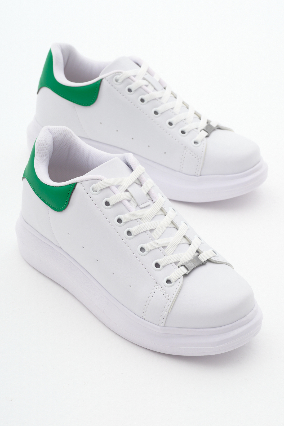 Levně Tonny Black Unisex White Green Sneakers V2alx