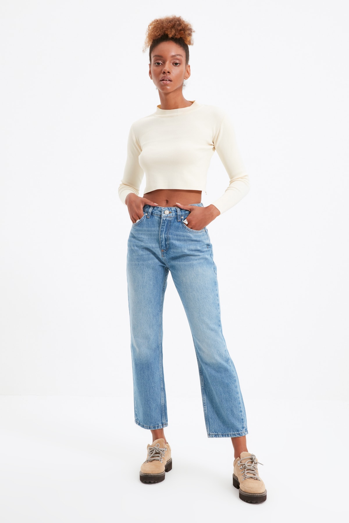 Trendyol Jeans - Blue - Straight