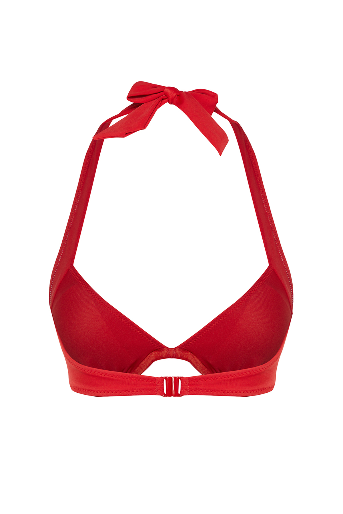 Trendyol Red Balconette Inverted V Underwire Bikini Top