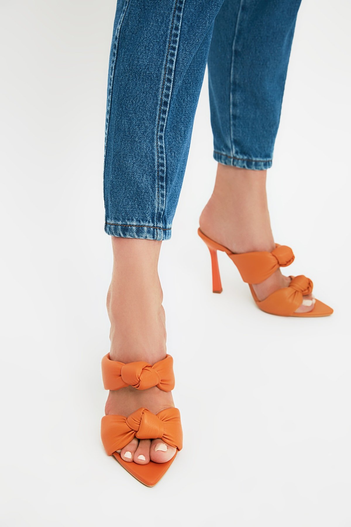 Levně Trendyol Orange Women's Slippers