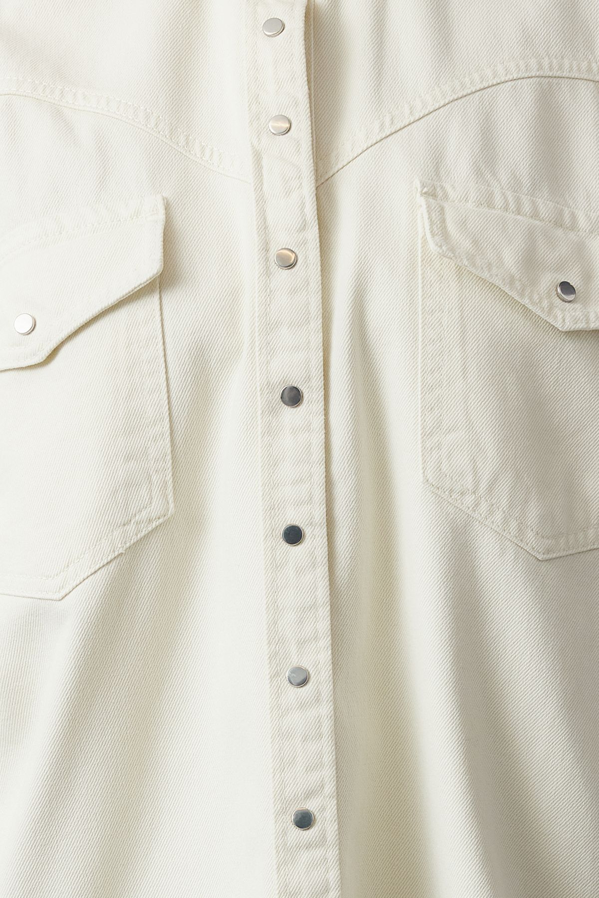 Trendyol Ecru Denim Shirt