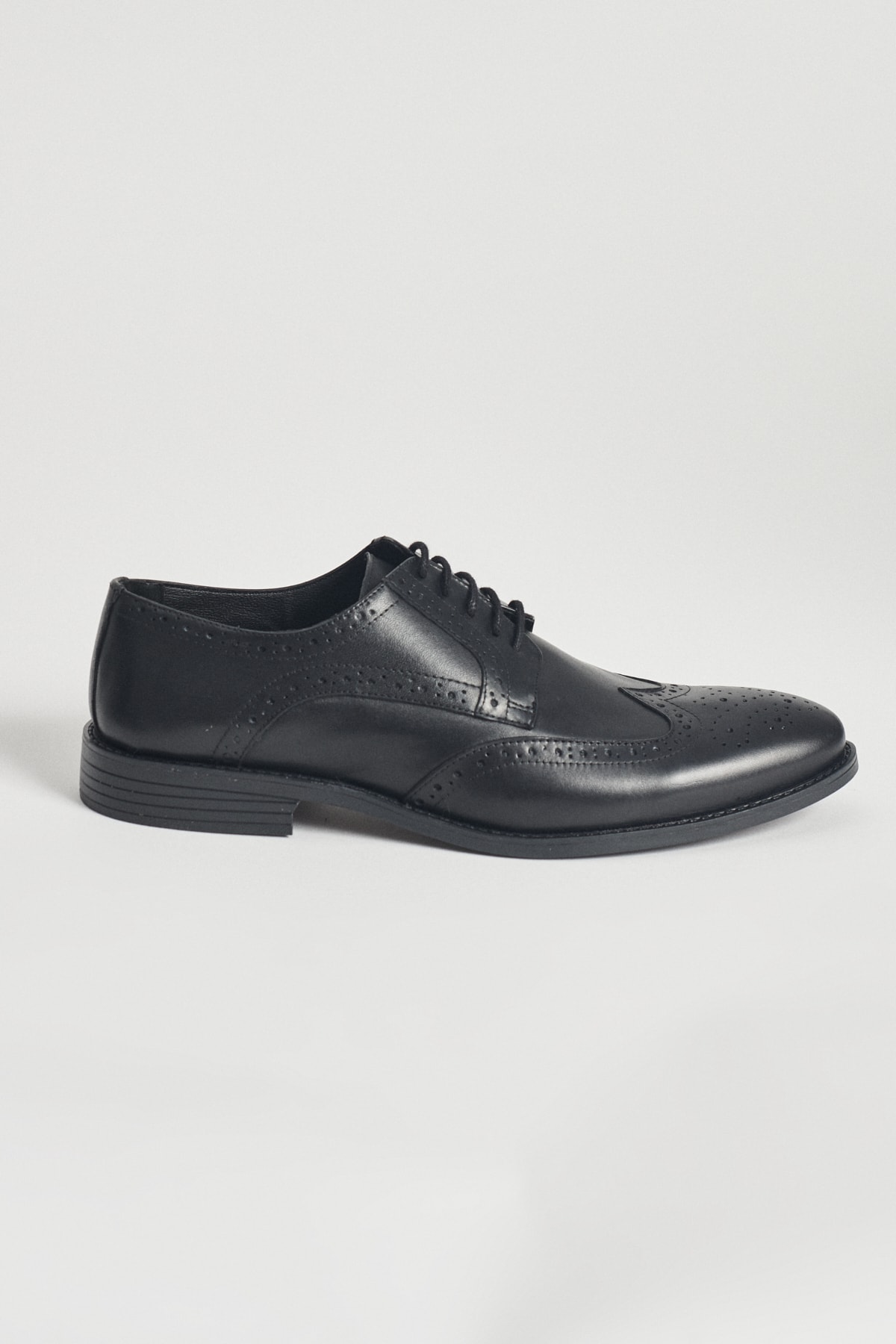 ALTINYILDIZ CLASSICS Men's Black 100% Genuine Leather Classic Shoes