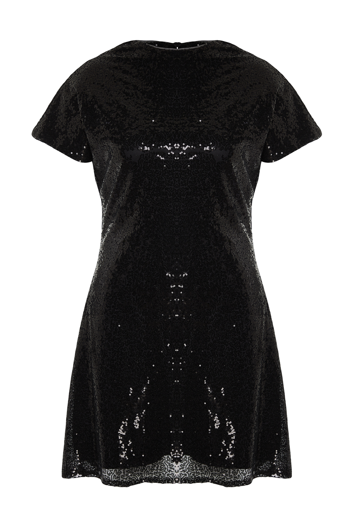 Trendyol Curve Black Sequined Woven Dress