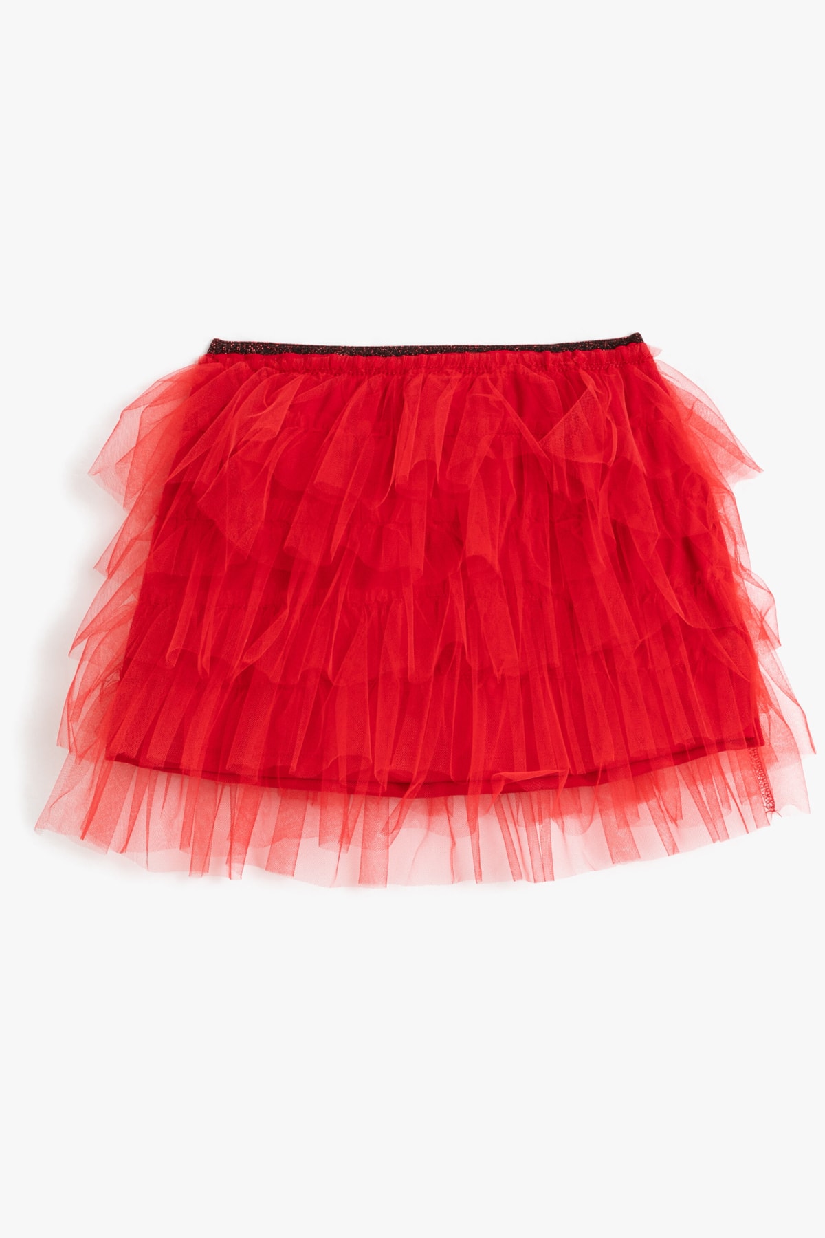 Koton Tutu Skirt Elastic Waist Layered Lined