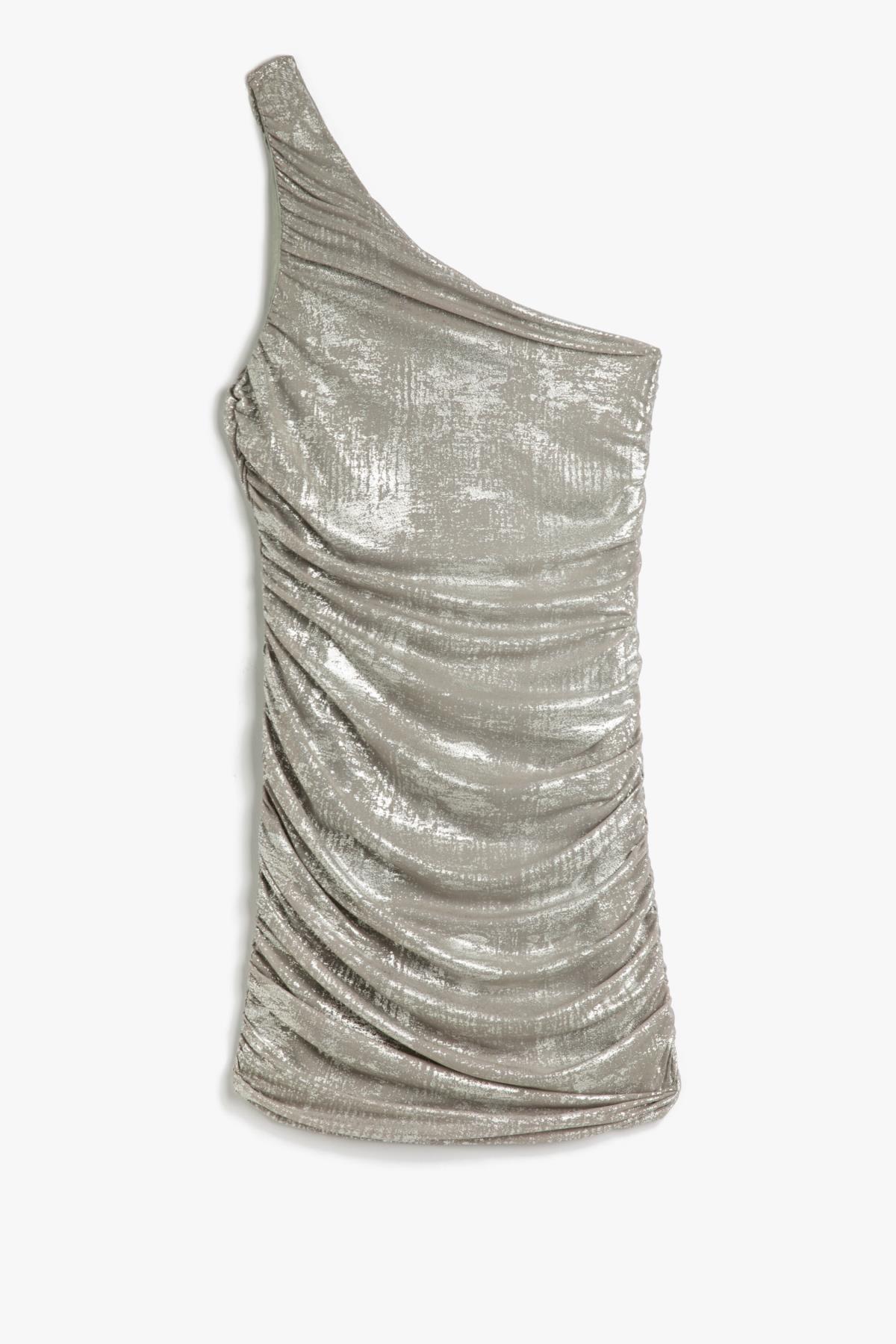 Levně Koton Women's Gray Dress