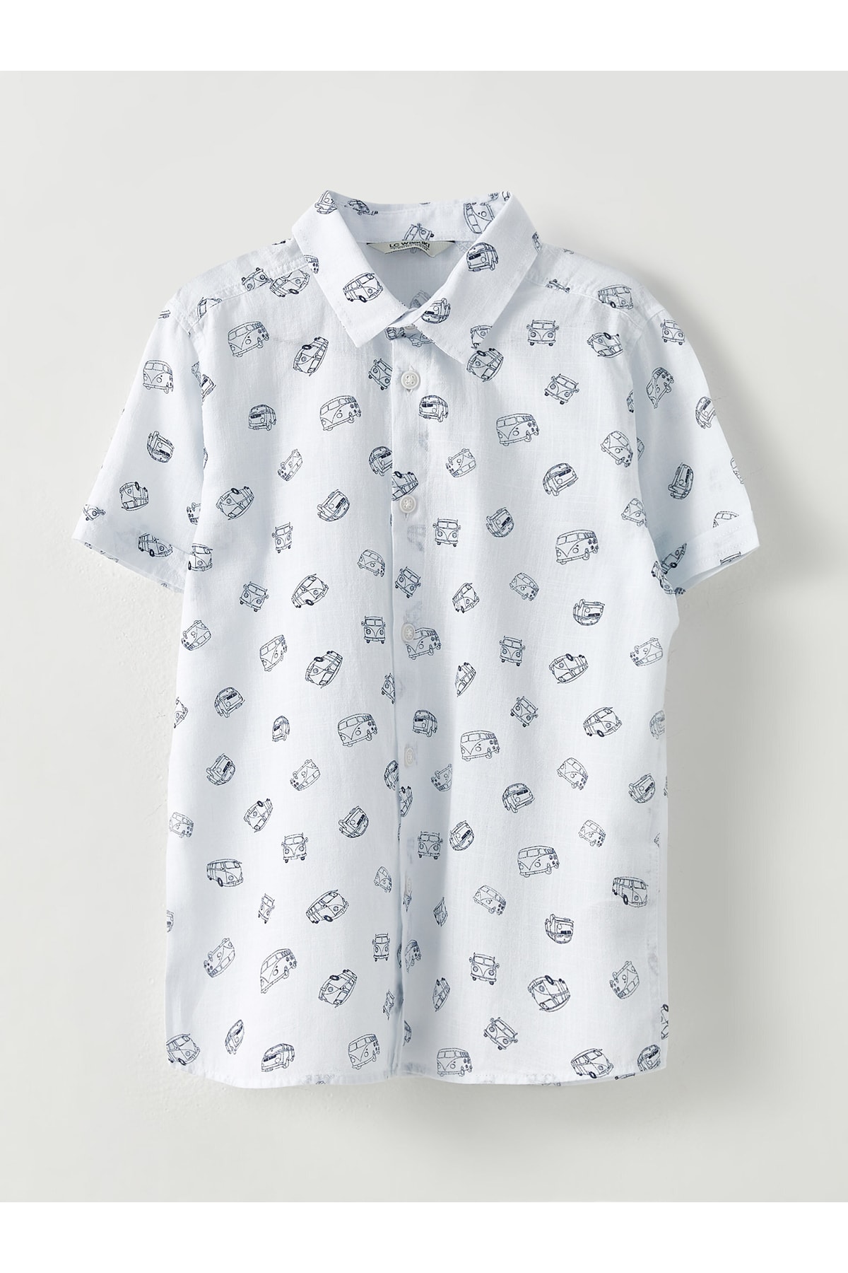 LC Waikiki Patterned Boys' Short Sleeve Shirts