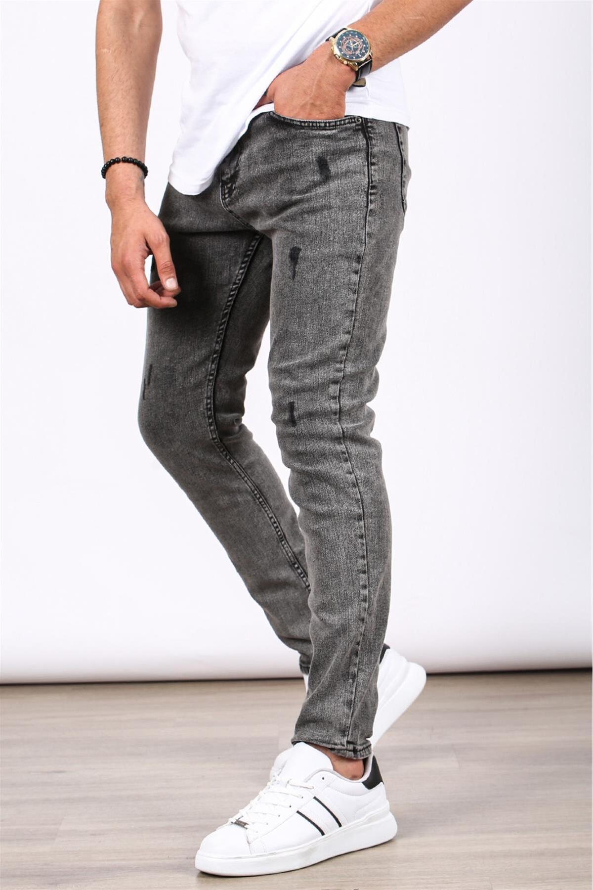Levně Madmext Skinny Fit Men's Smoked Jeans 5680