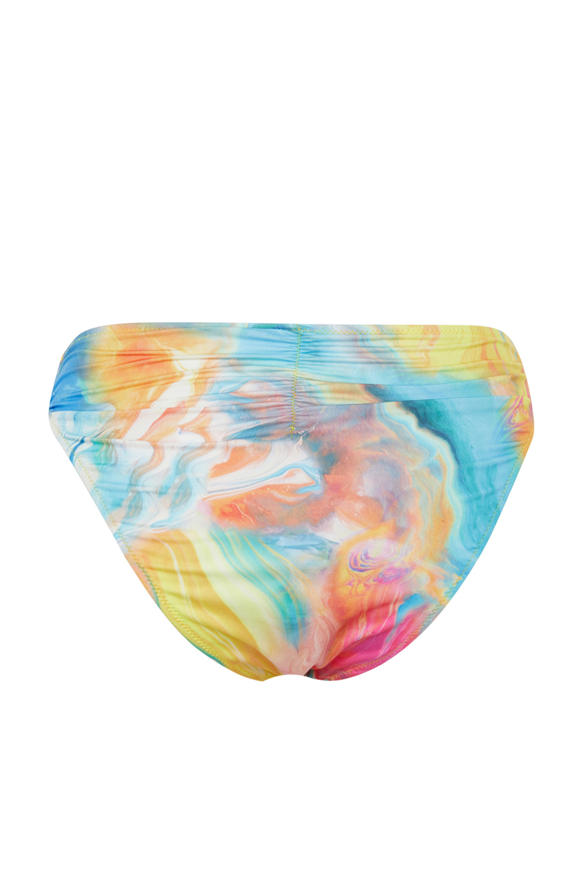 Trendyol Abstract Patterned V Cut Regular Bikini Bottom