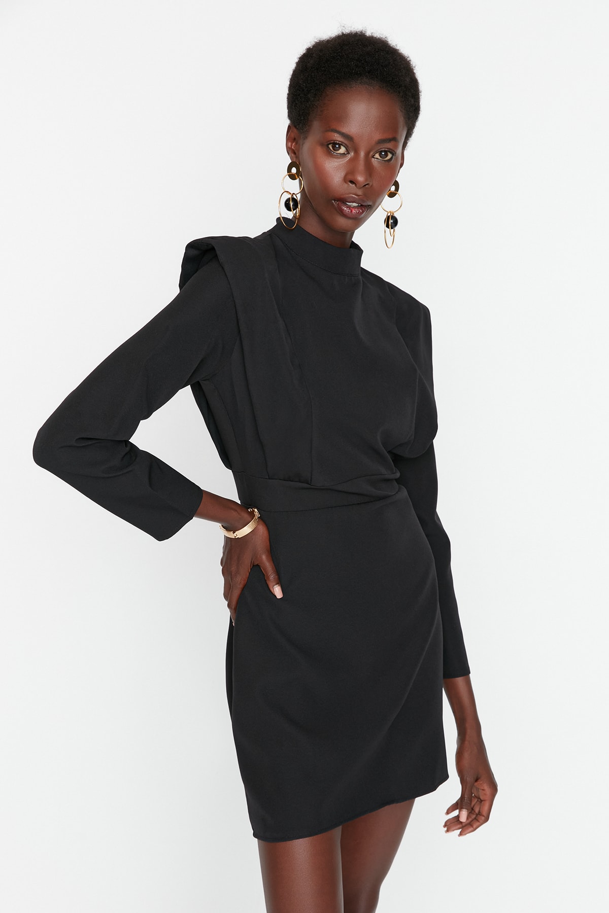 Rochie de dama Trendyol High Collar