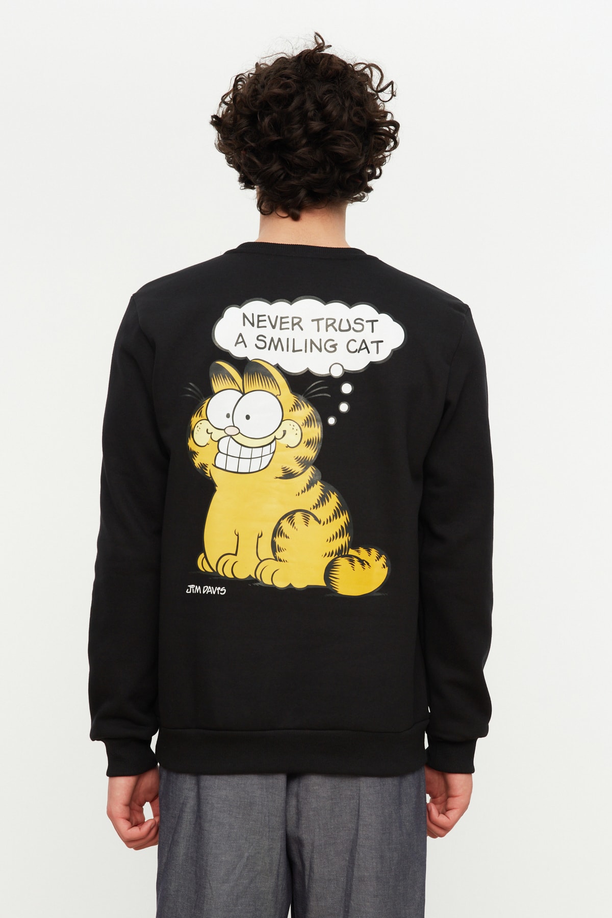 Trendyol Sweatshirt - Black - Regular fit
