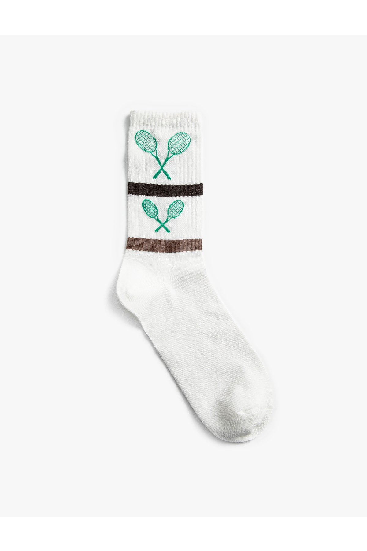 Koton Basic Tennis Socks Embroidered