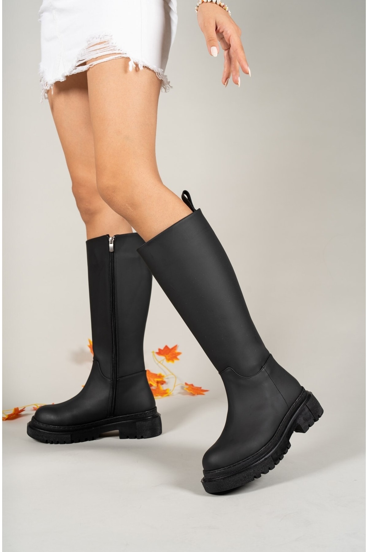 Levně Riccon Black Women's Boots 0012360