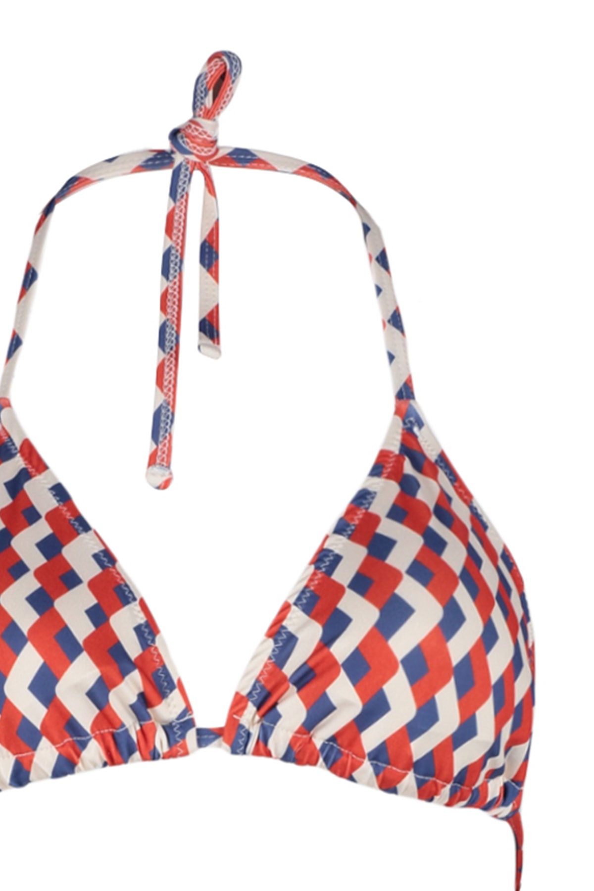 Trendyol geometric model triunghi cravată set regulat de bikini