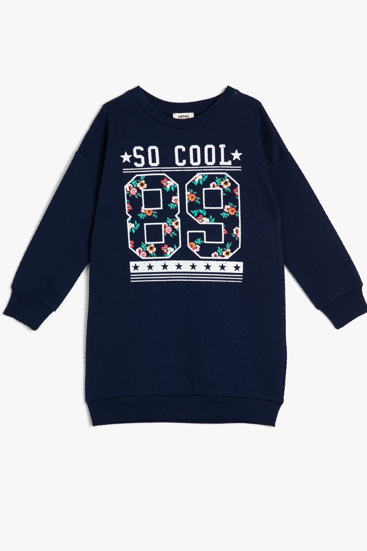 Koton Navy Blue Girls' Dress