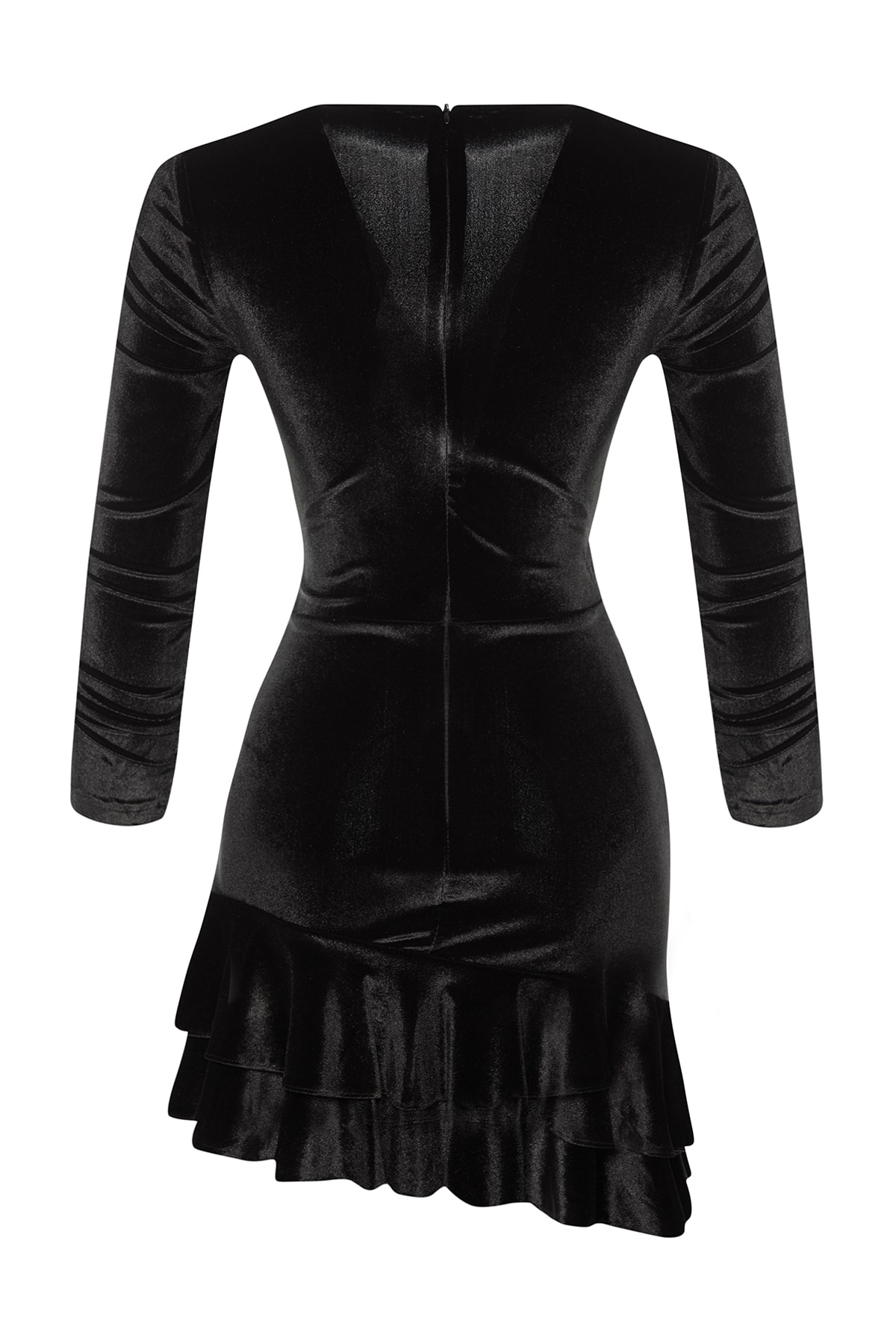 Rochie de seara Trendyol Black Velvet