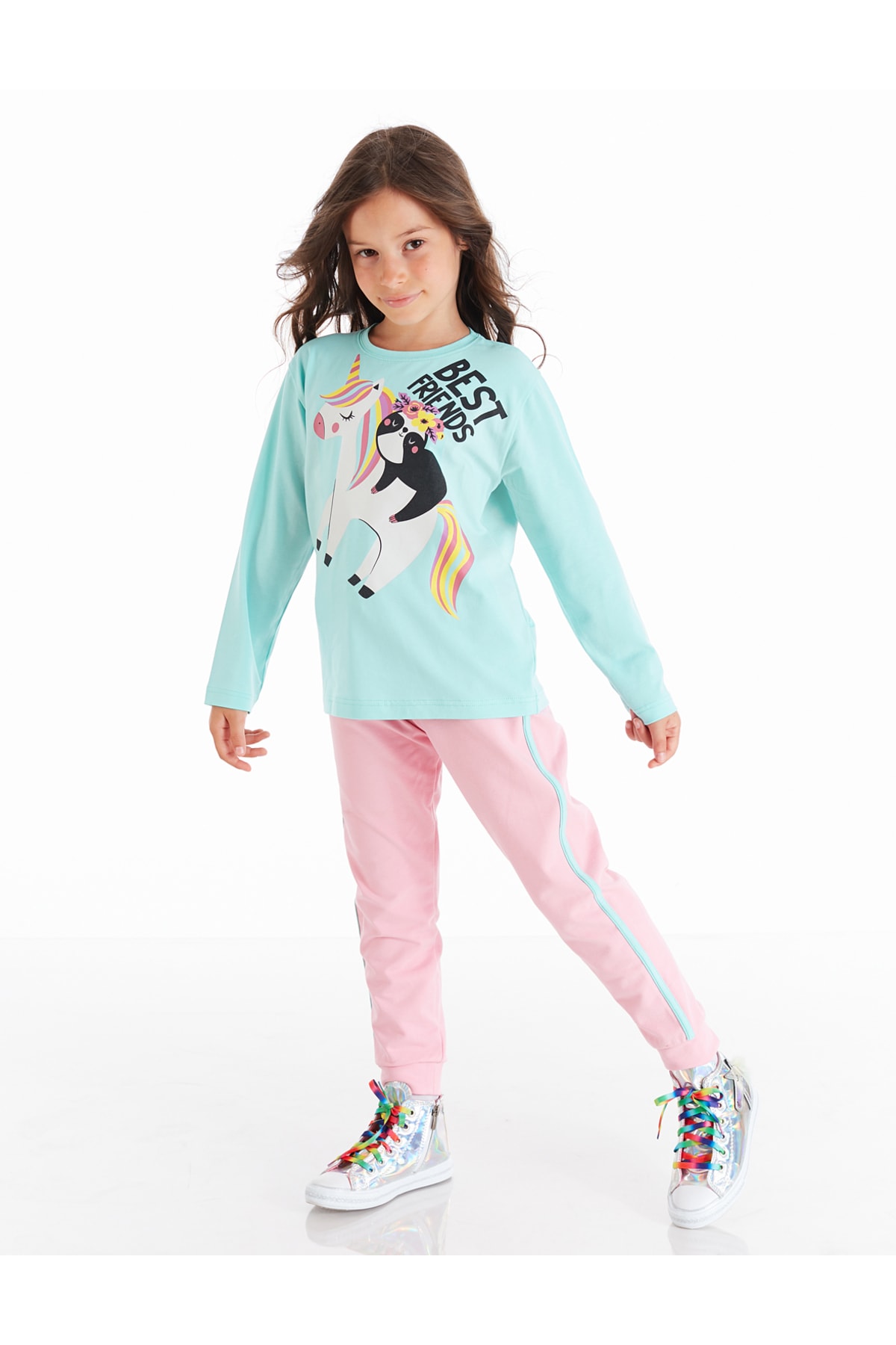 Denokids Bf Girl Pants Set